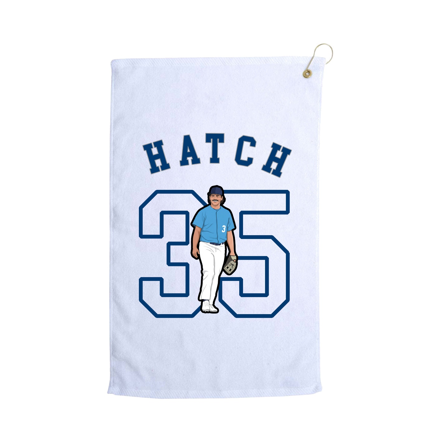 Golf Towel — Shirsey Arch in White