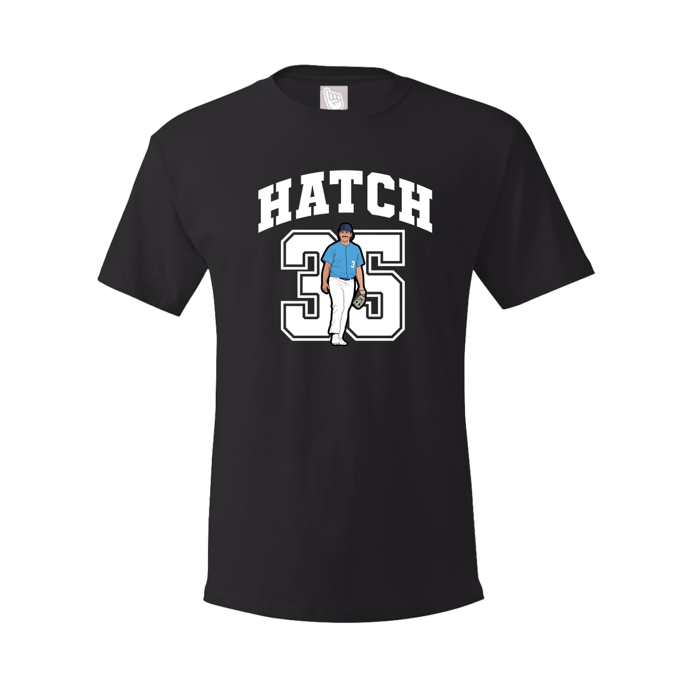 Youth Tee — Number in Black
