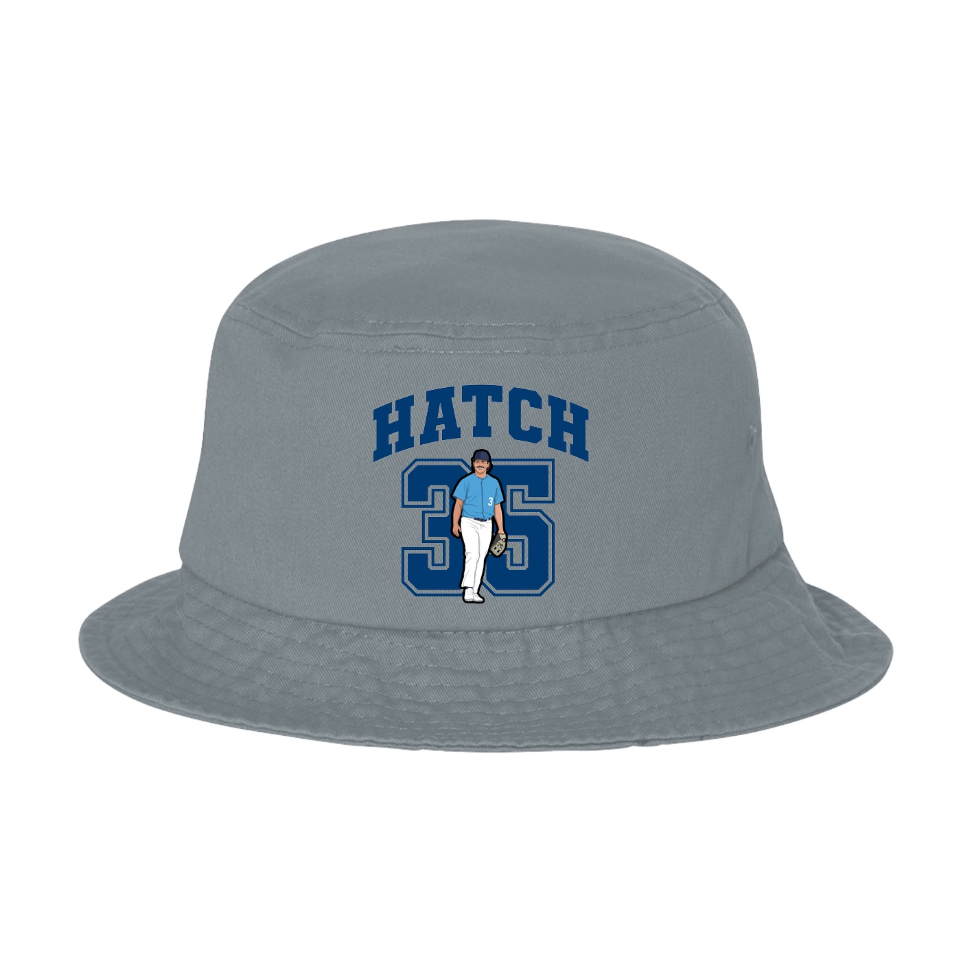 Bucket Cap — Number in Grey