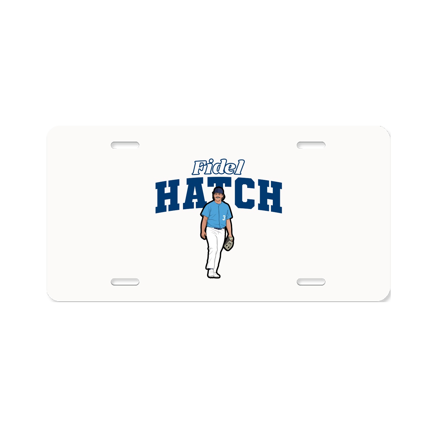 License Plate — Name Arch in Classic
