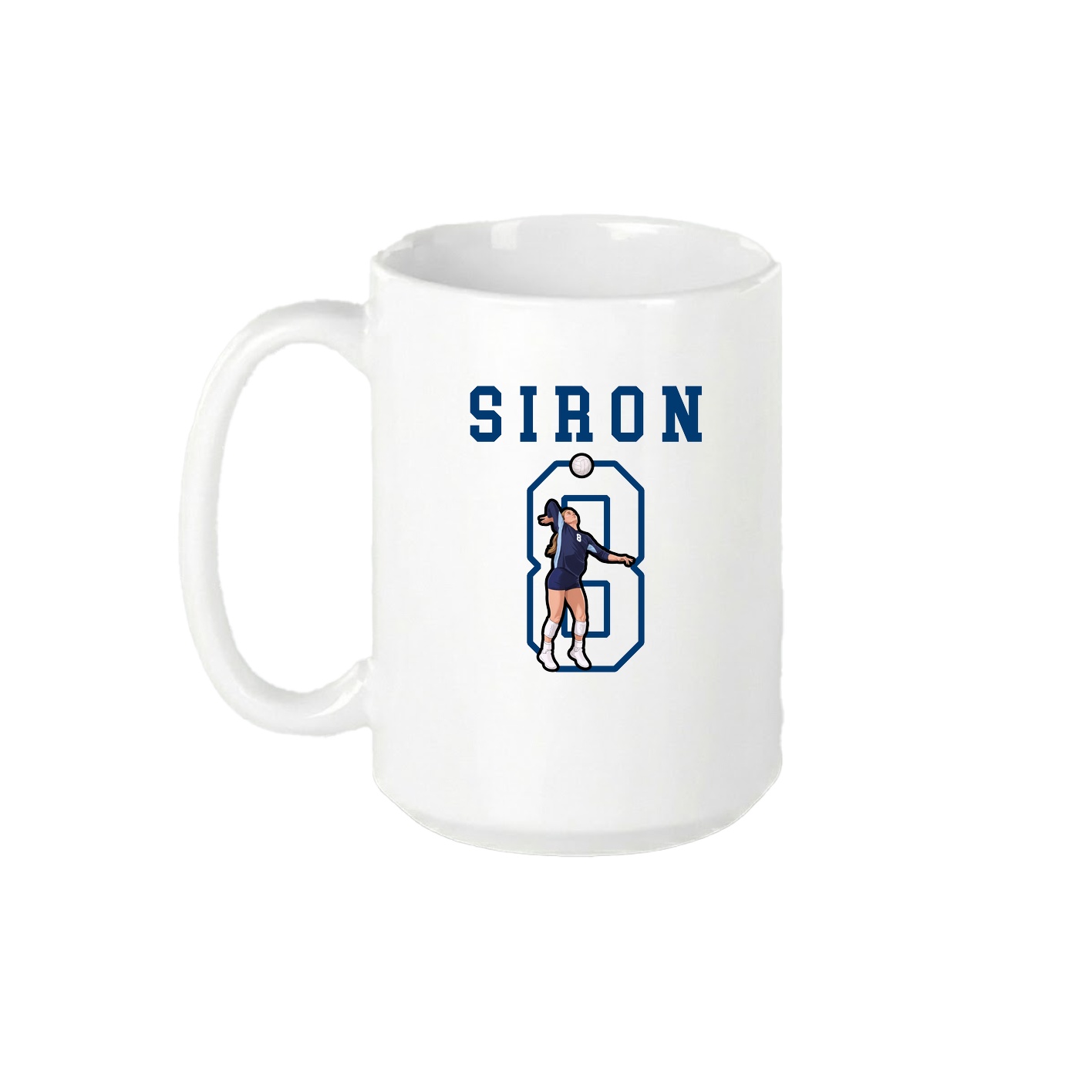 15oz Coffee Mug — Shirsey in White