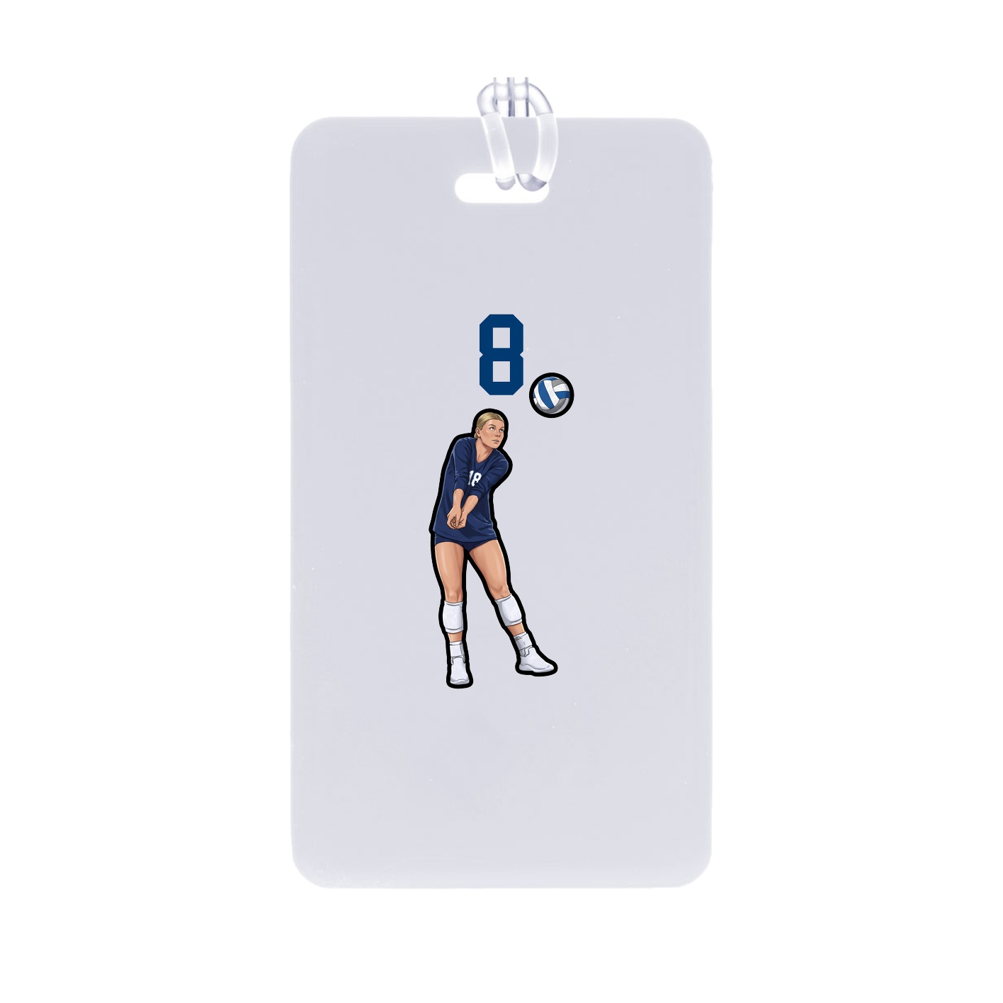 Bag Tag — Number Top in Classic