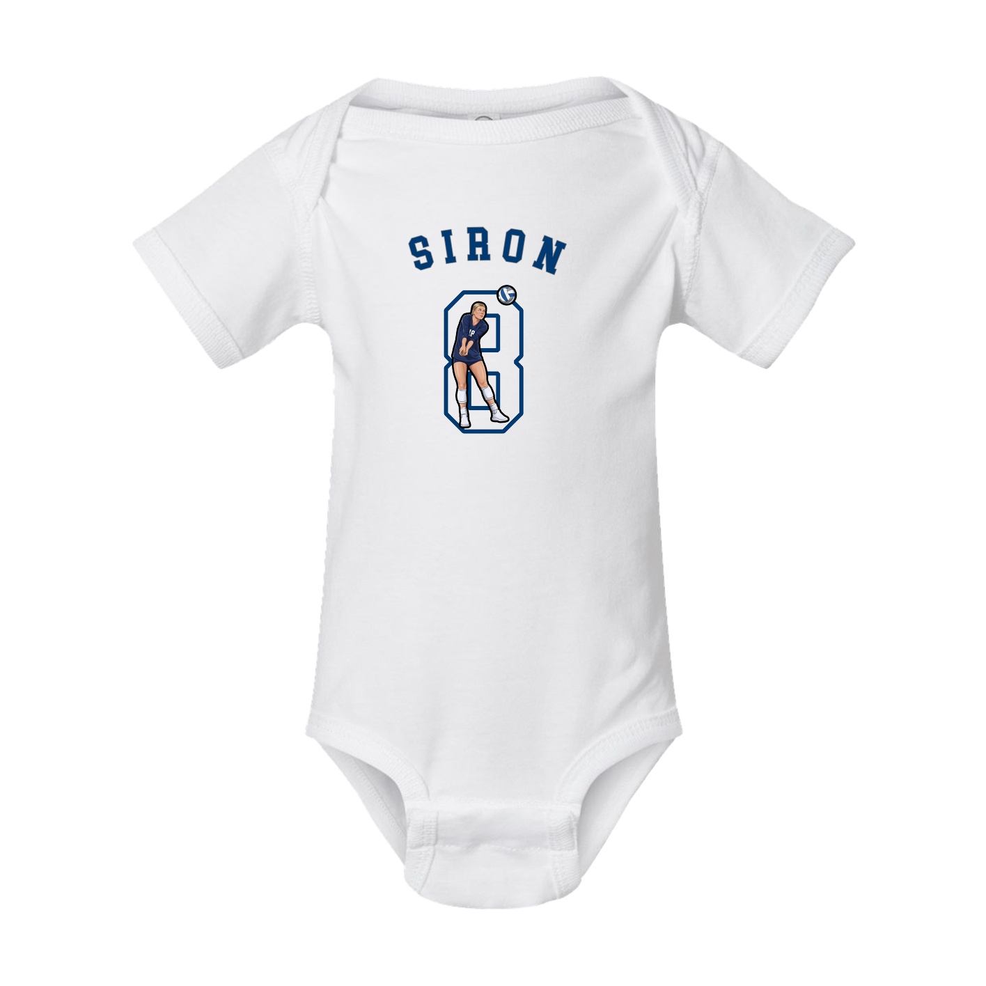 Baby Onesie — Shirsey Arch in White