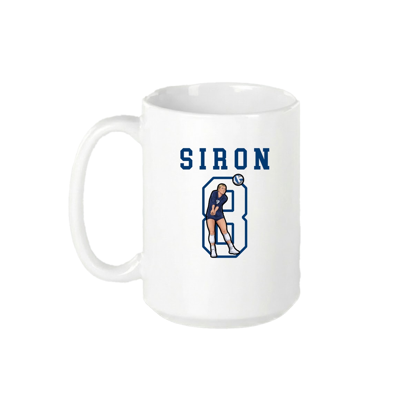15oz Coffee Mug — Shirsey in White