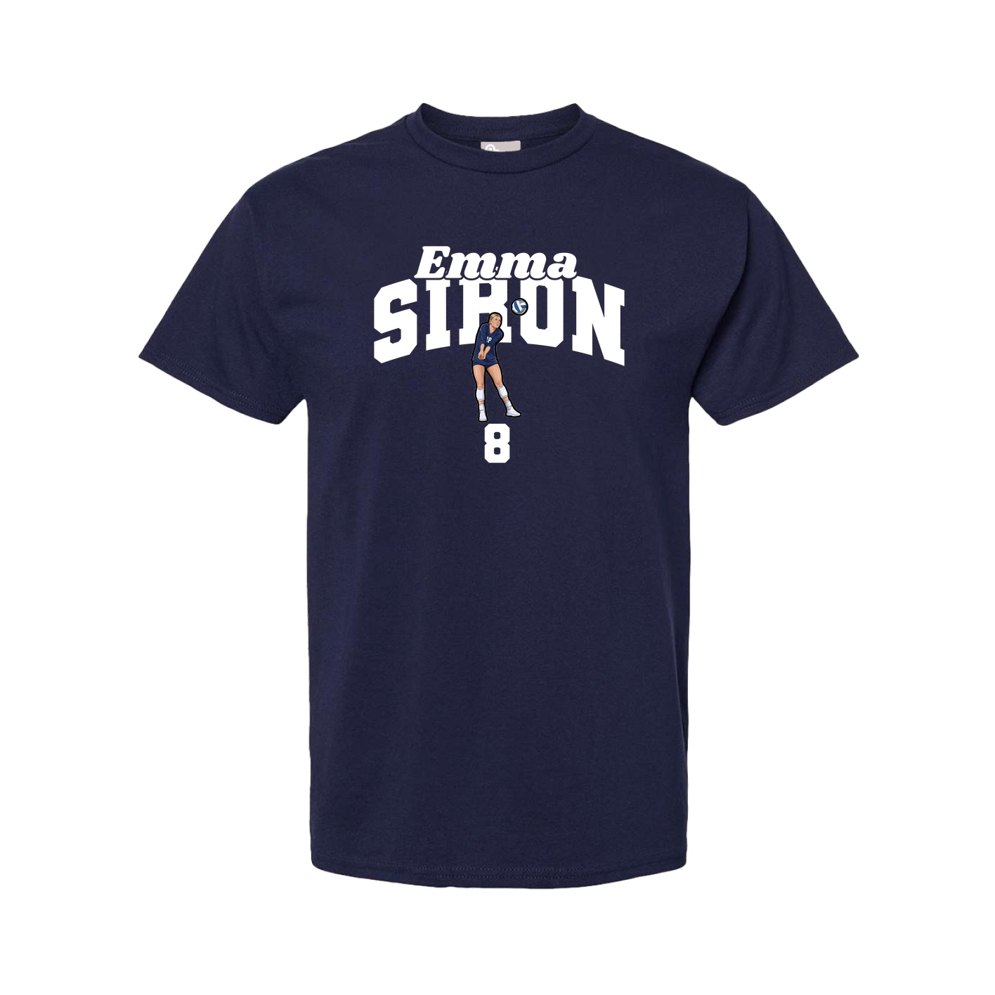 Youth Tee — Signature Arch in Navy