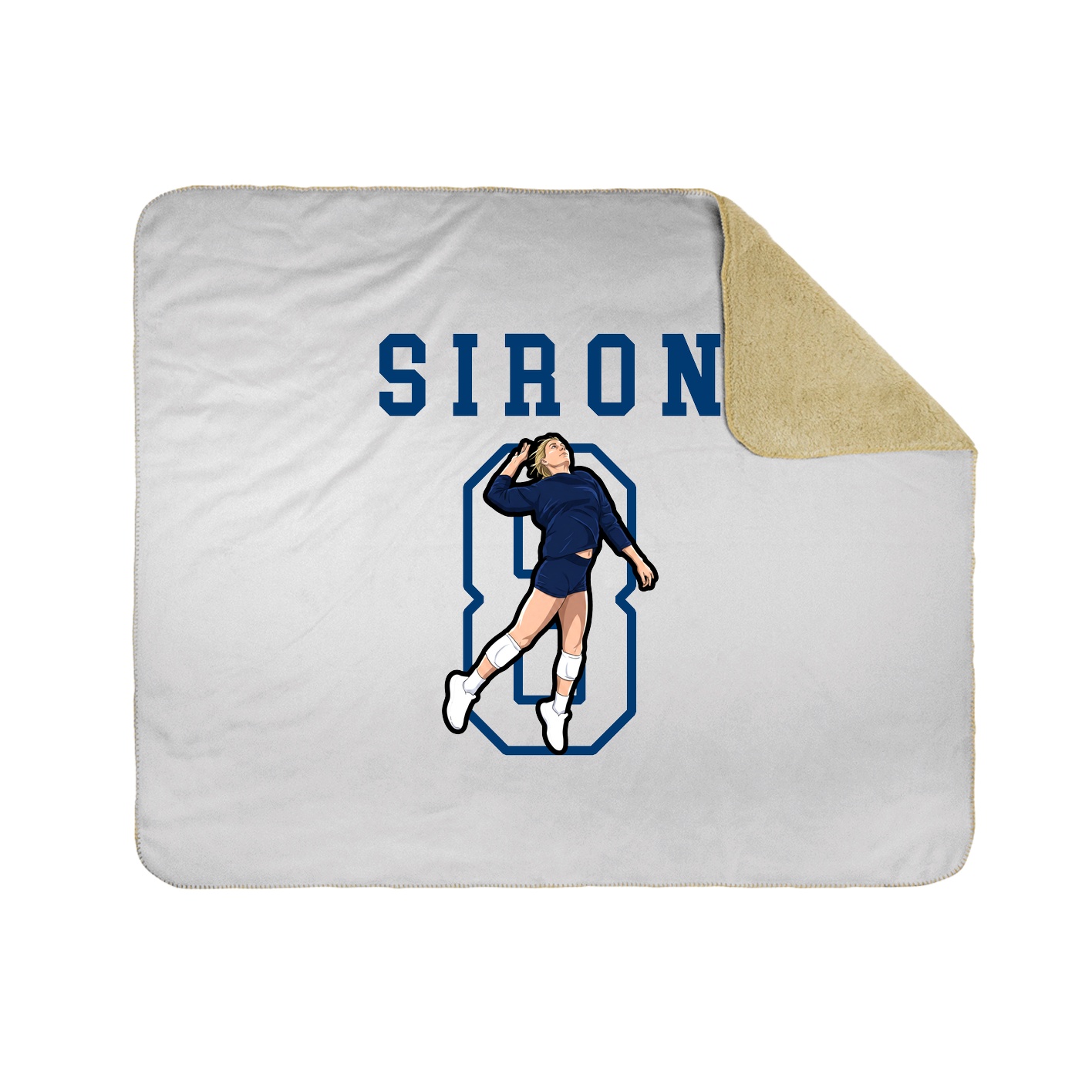 Throw Blanket — Shirsey in White