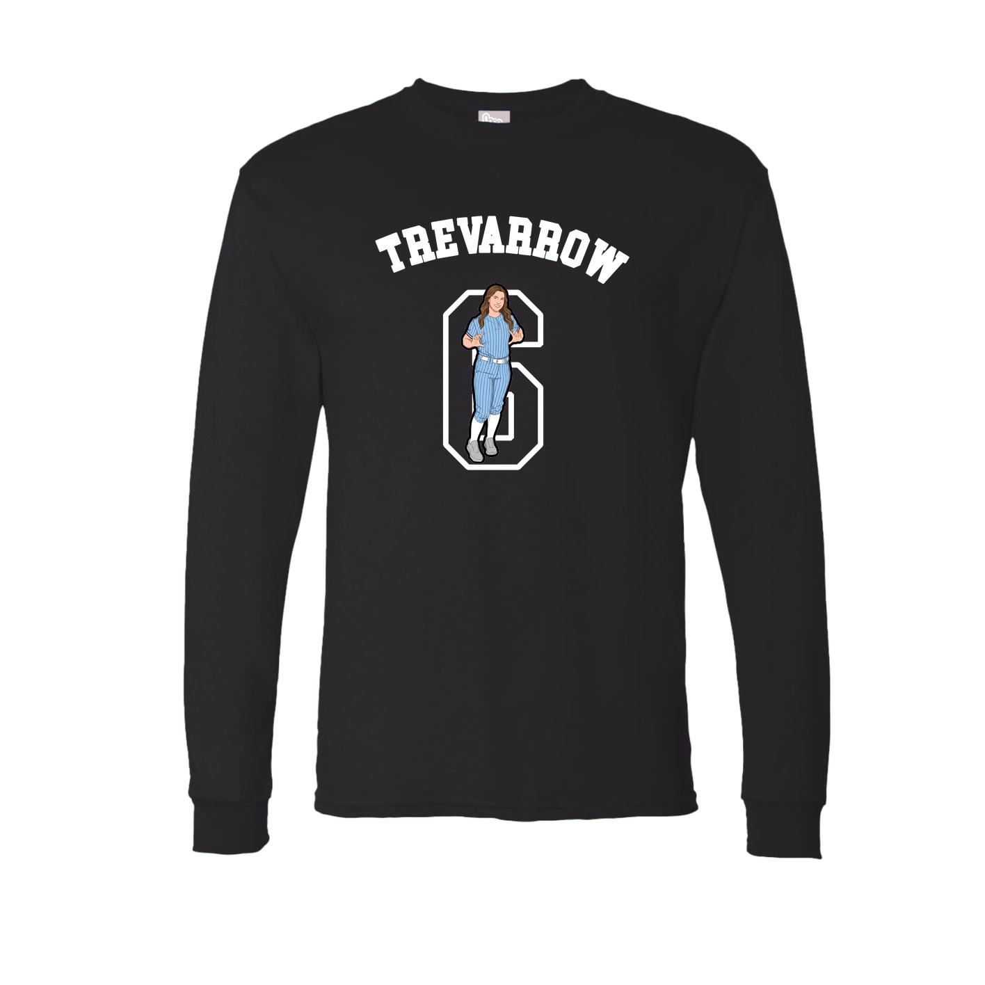 Long Sleeve Tee — Shirsey Arch in Black