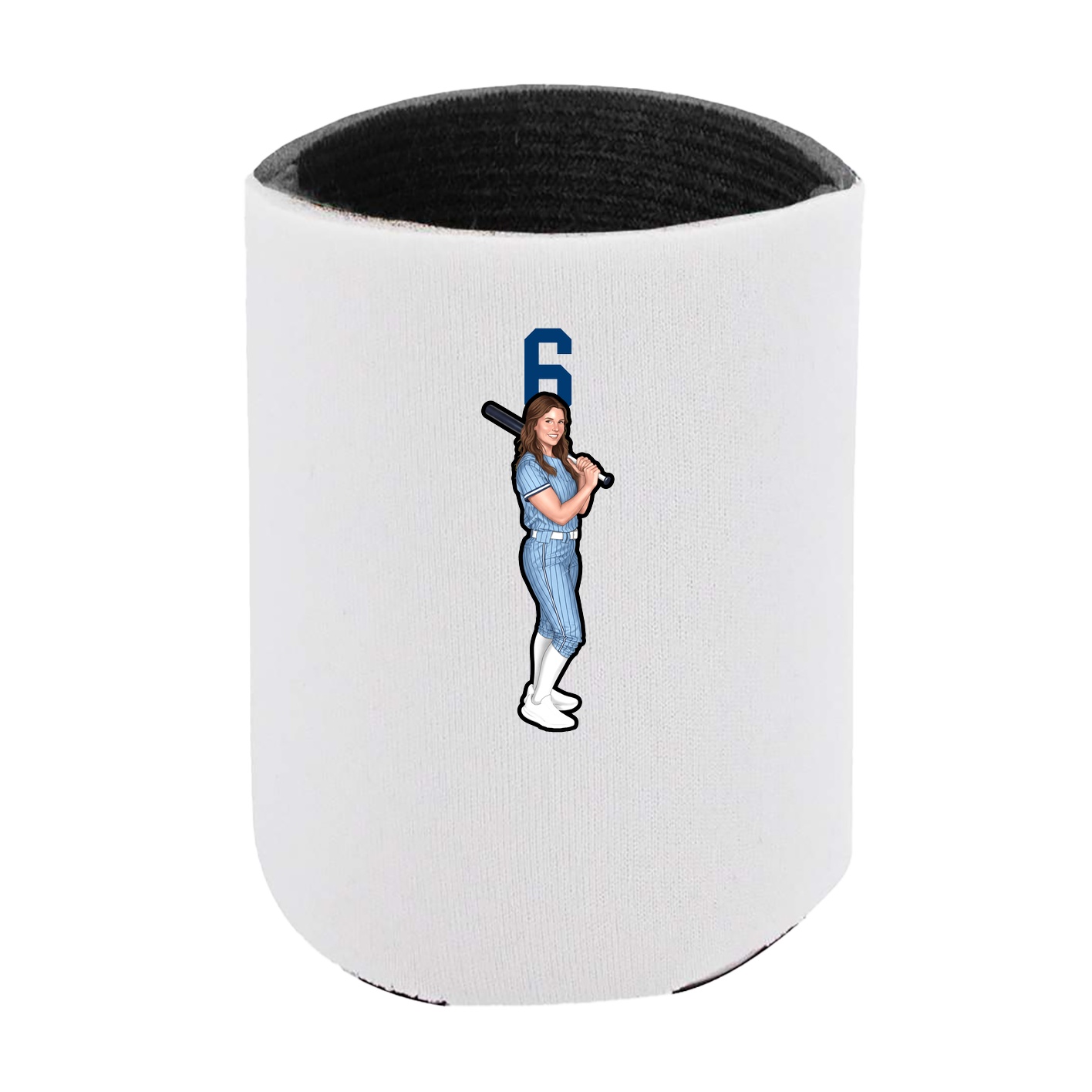 Can Holder — Number Top in White