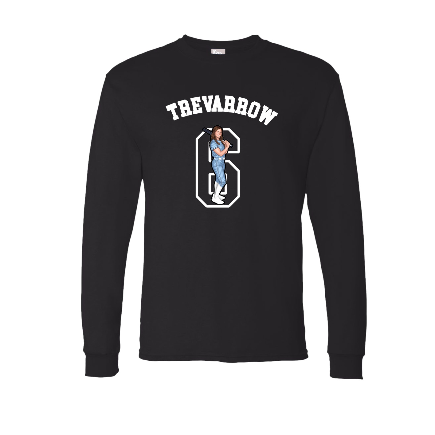 Long Sleeve Tee — Shirsey Arch in Black
