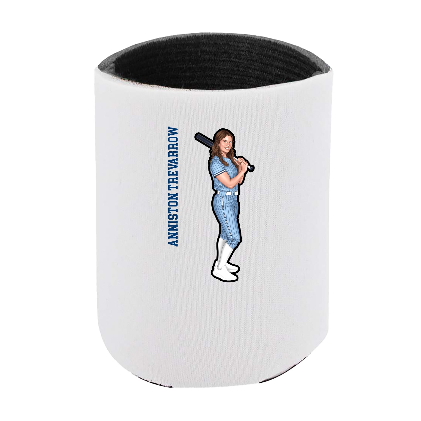 Can Holder — Name Vertical in White