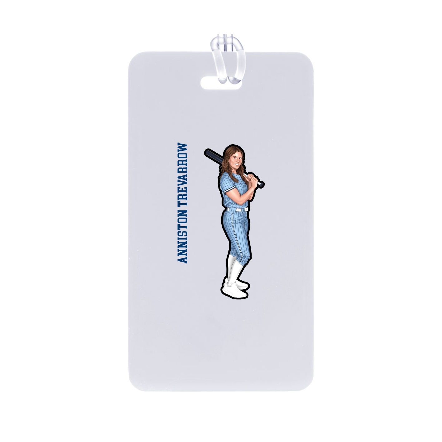 Bag Tag — Name Vertical in Classic