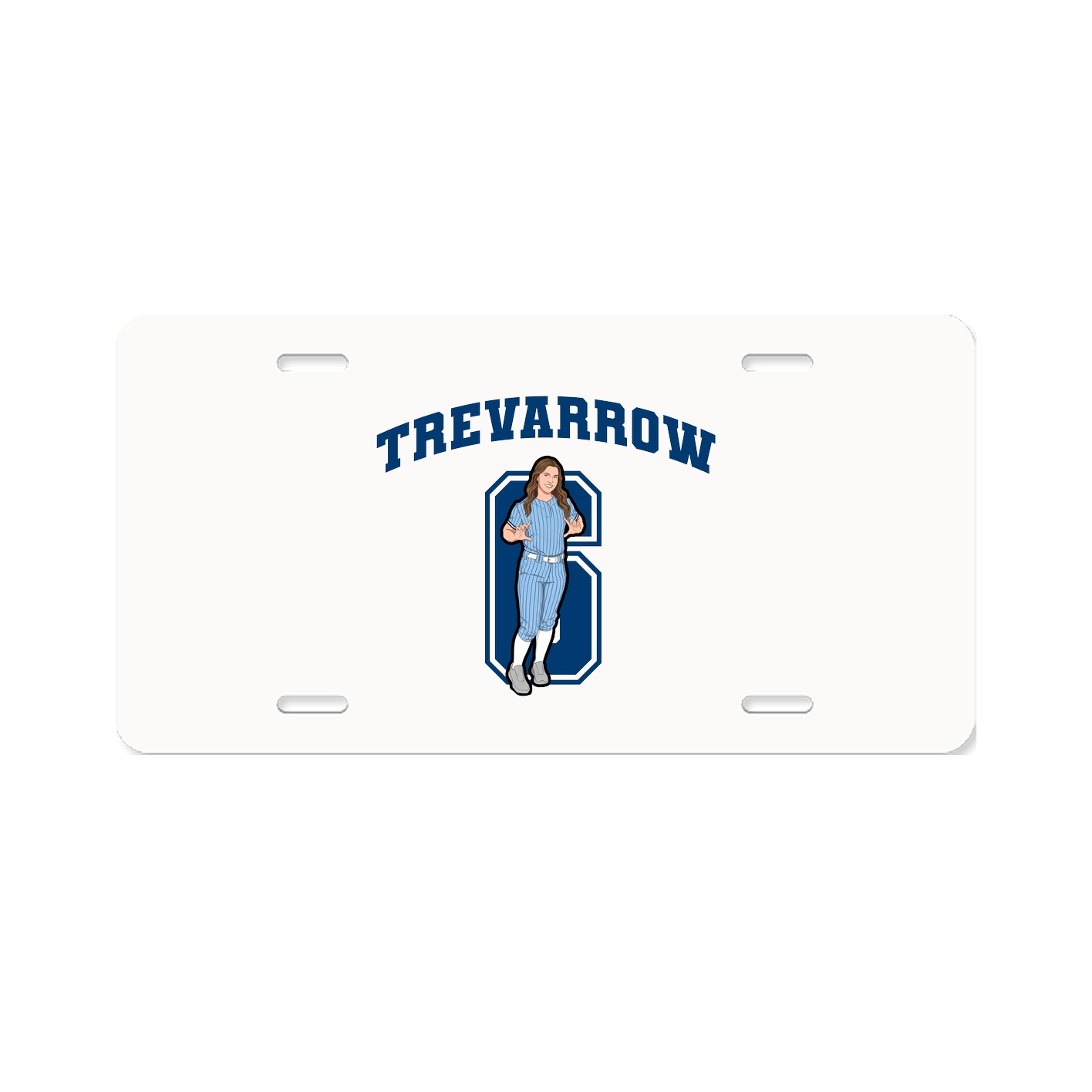 License Plate — Number in Classic