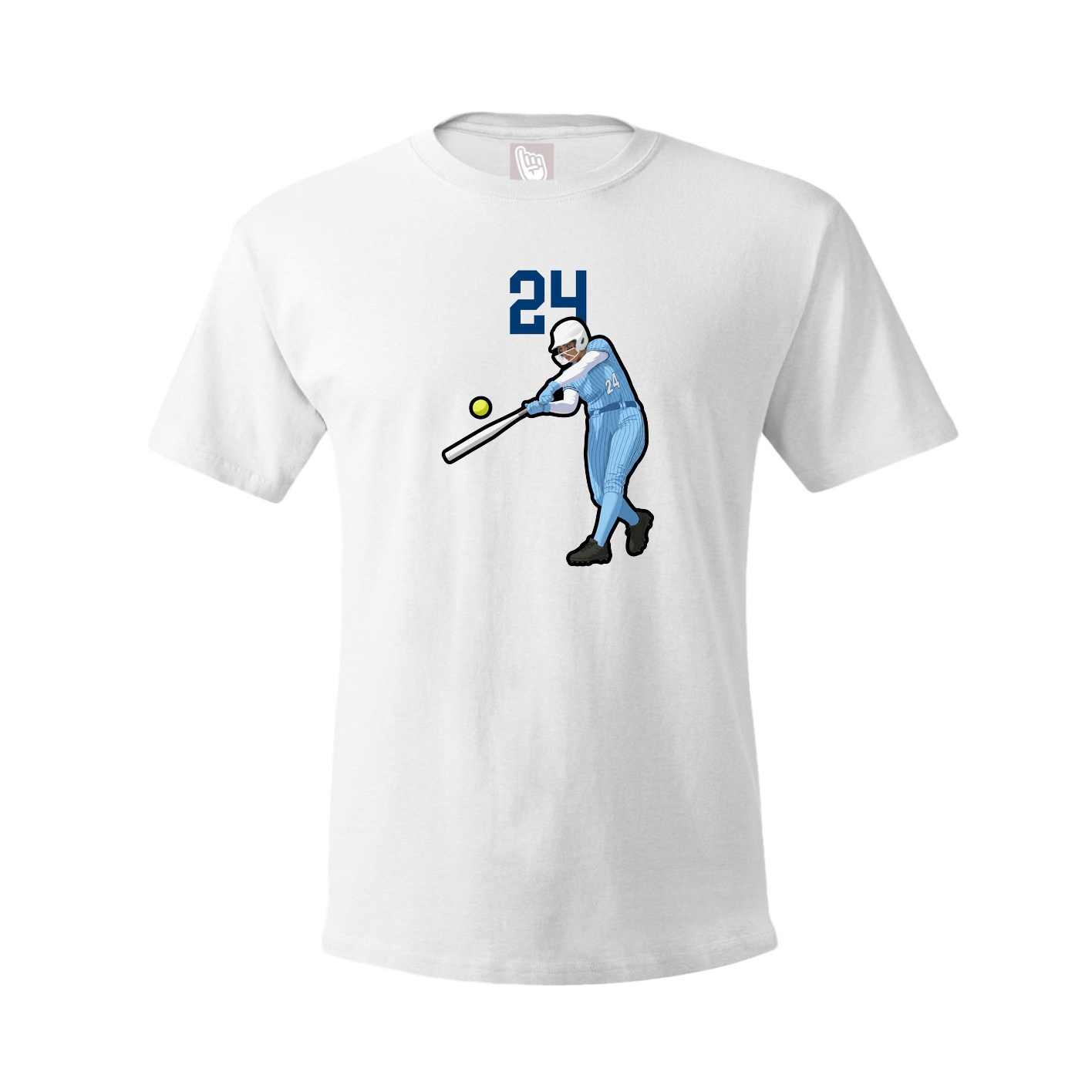 Tee — Number Top in White