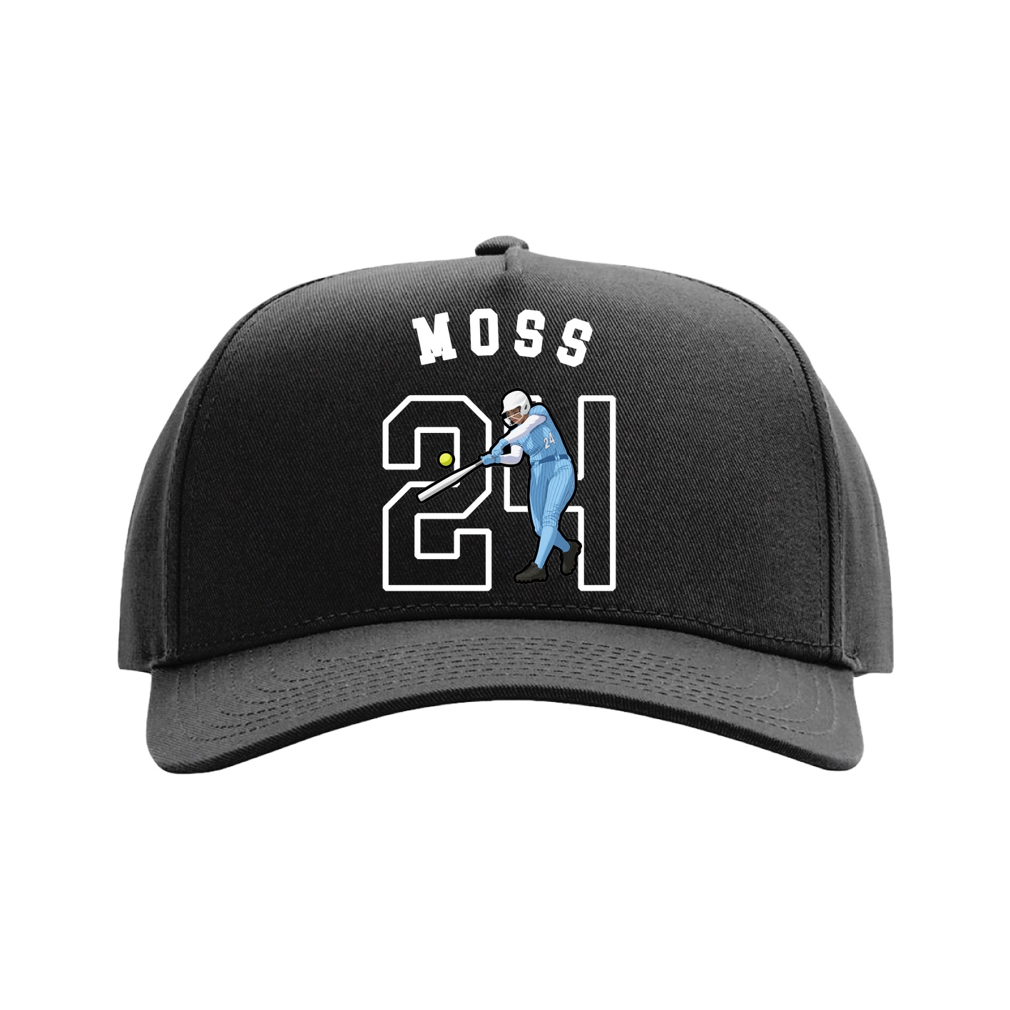 Full Fabric Five-Panel Champ Cap