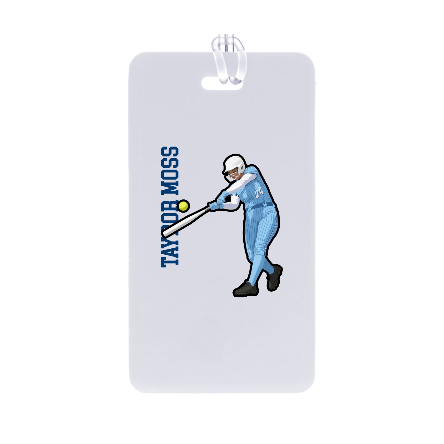Bag Tag — Name Vertical in Classic
