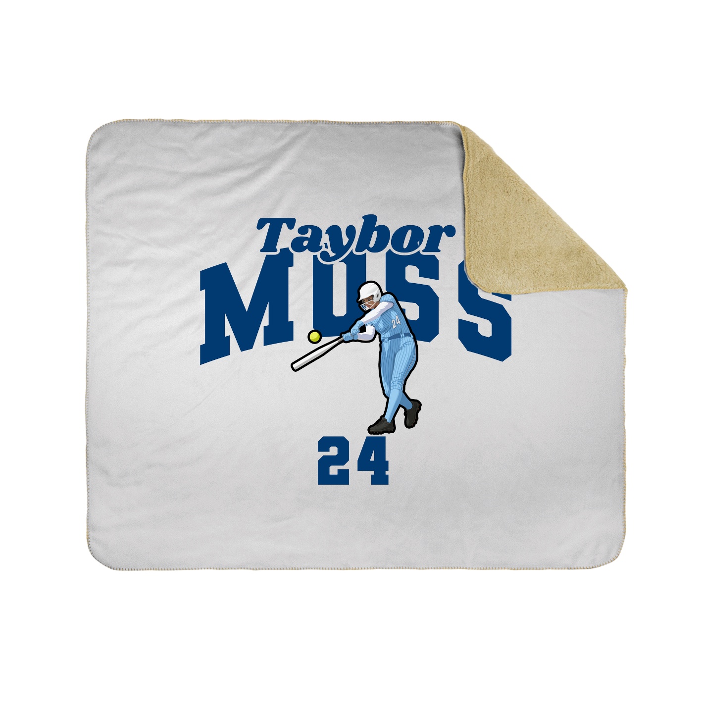 Throw Blanket — Signature Arch in White