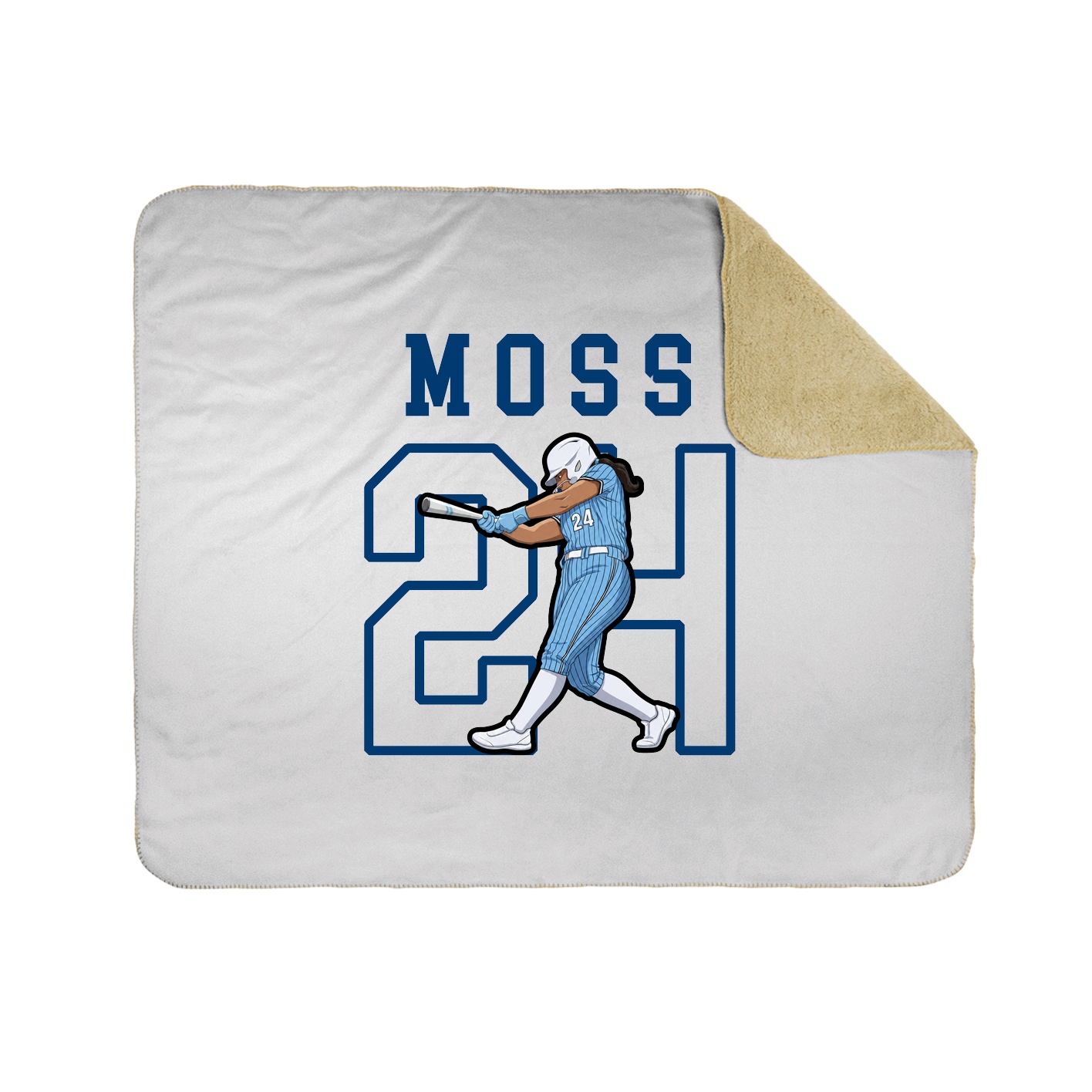 Throw Blanket — Shirsey in White