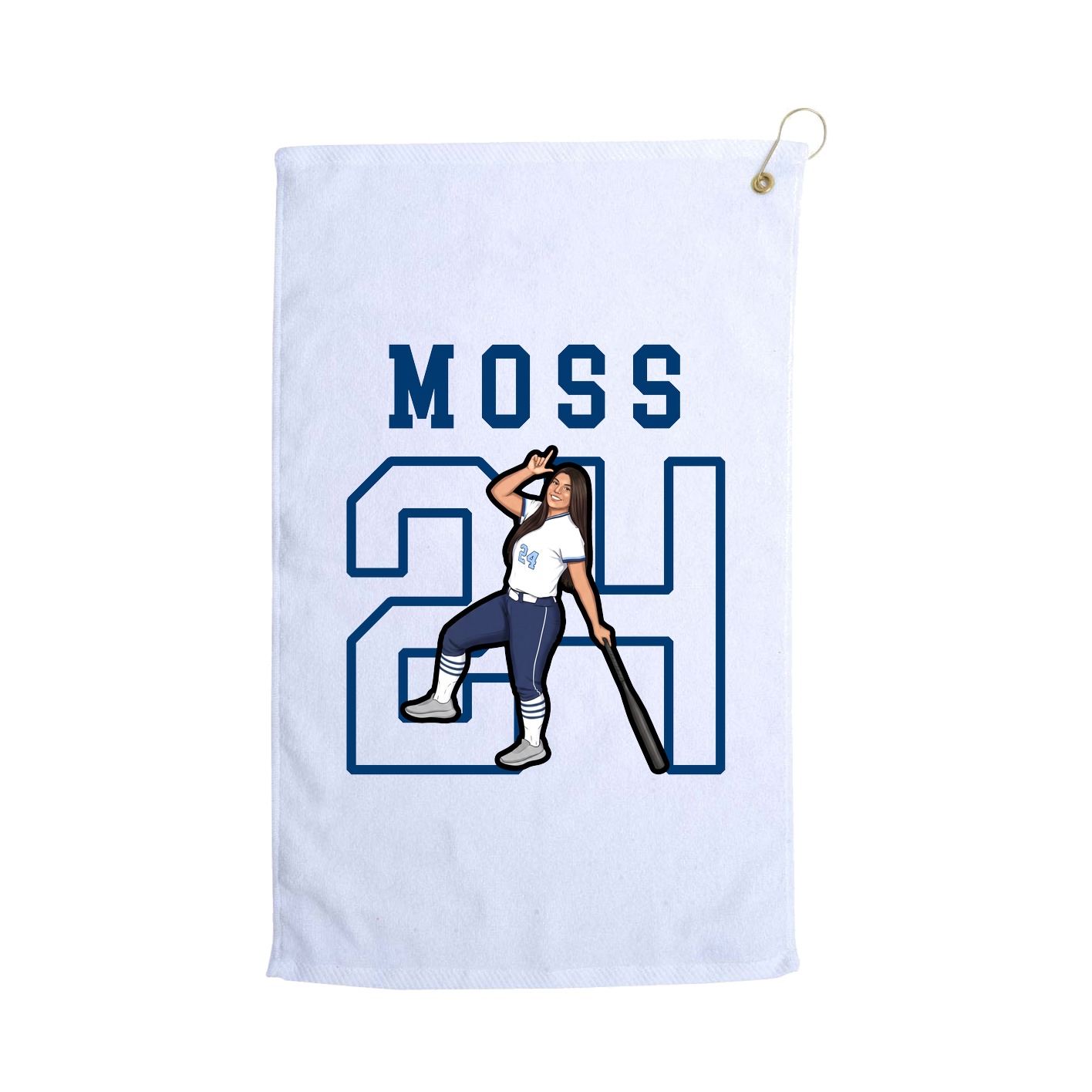 Golf Towel — Shirsey in White