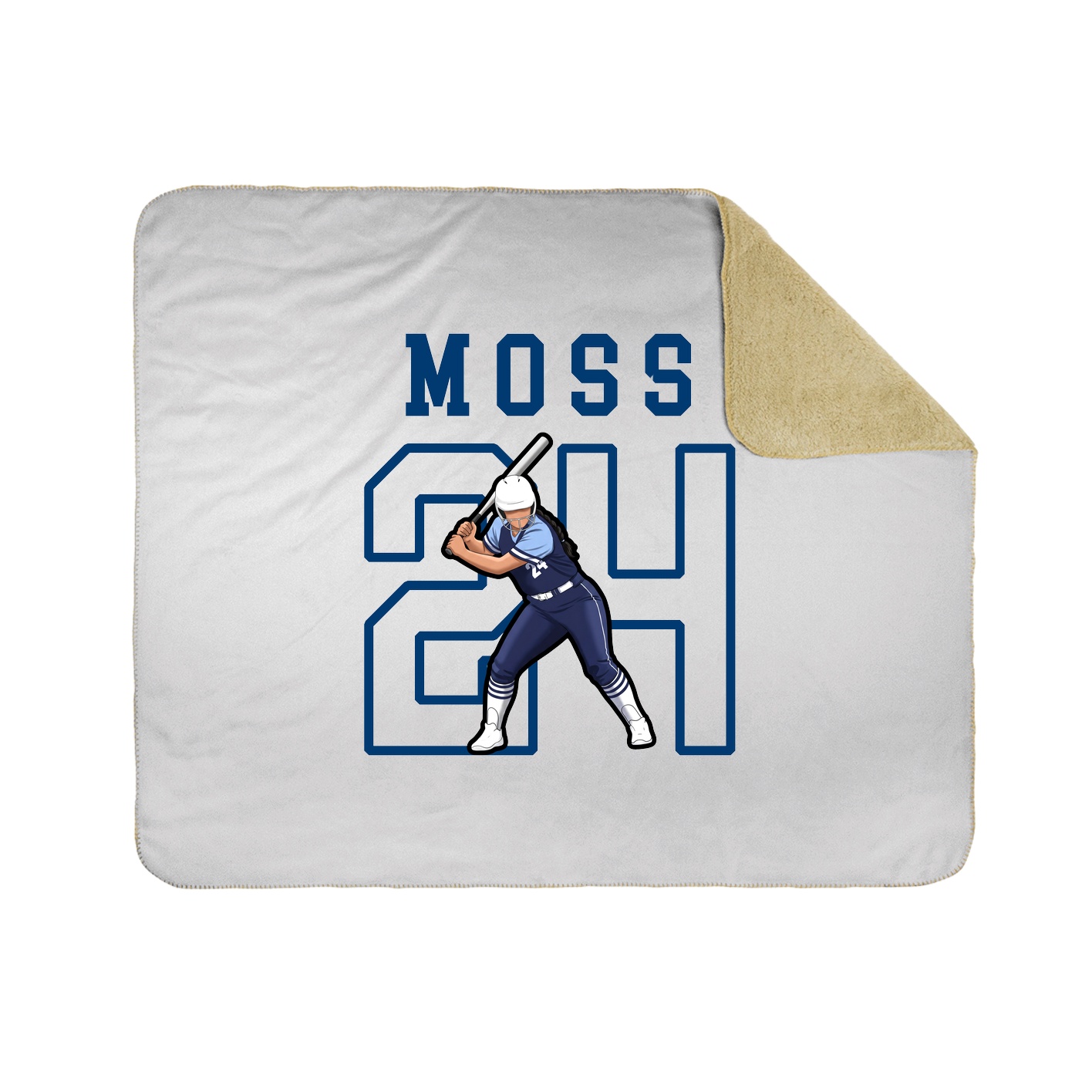 Throw Blanket — Shirsey in White