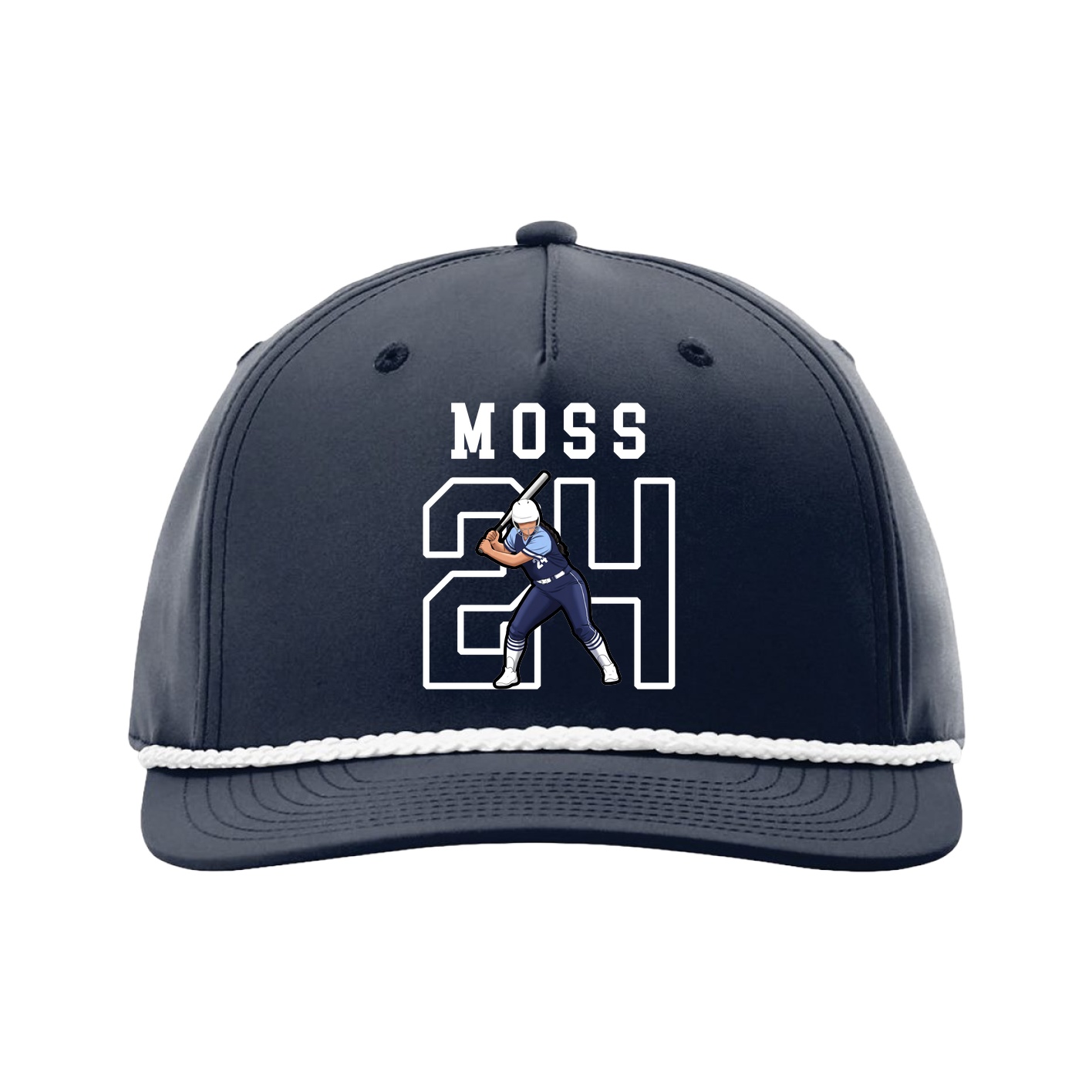 Five-Panel Classic Rope Cap — Shirsey in Navy