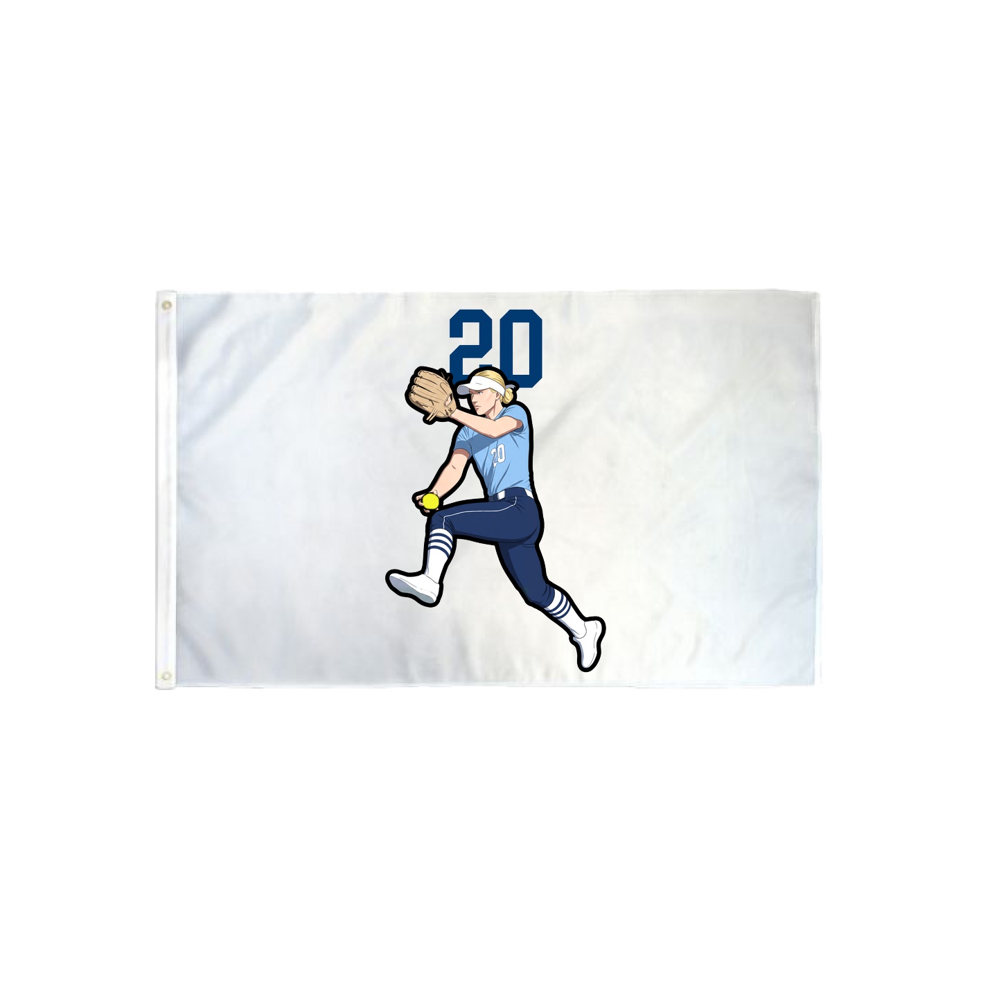 3x5 Flag — Number Top in Classic