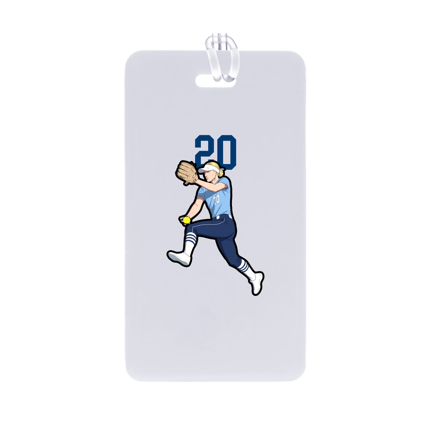 Bag Tag — Number Top in Classic