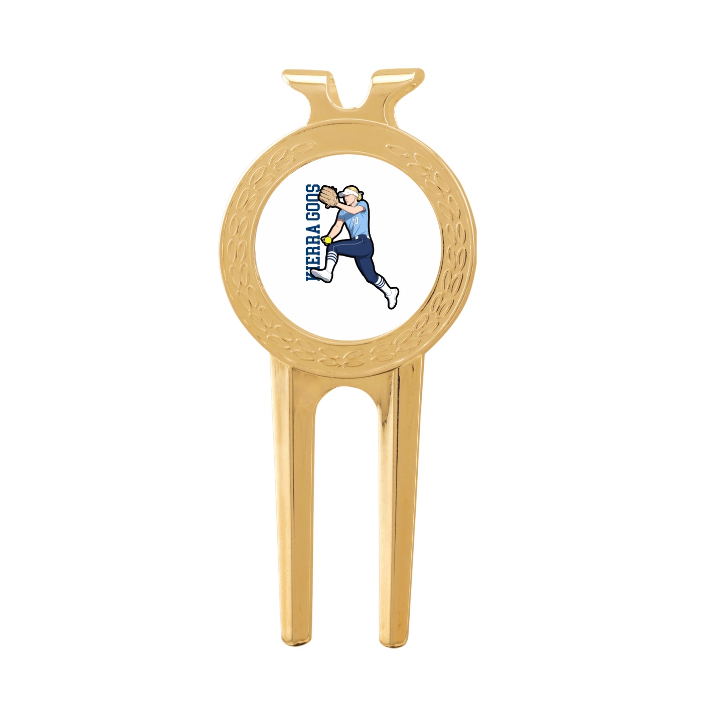 Divot Tool with Ball Marker — Name Vertical in Classic