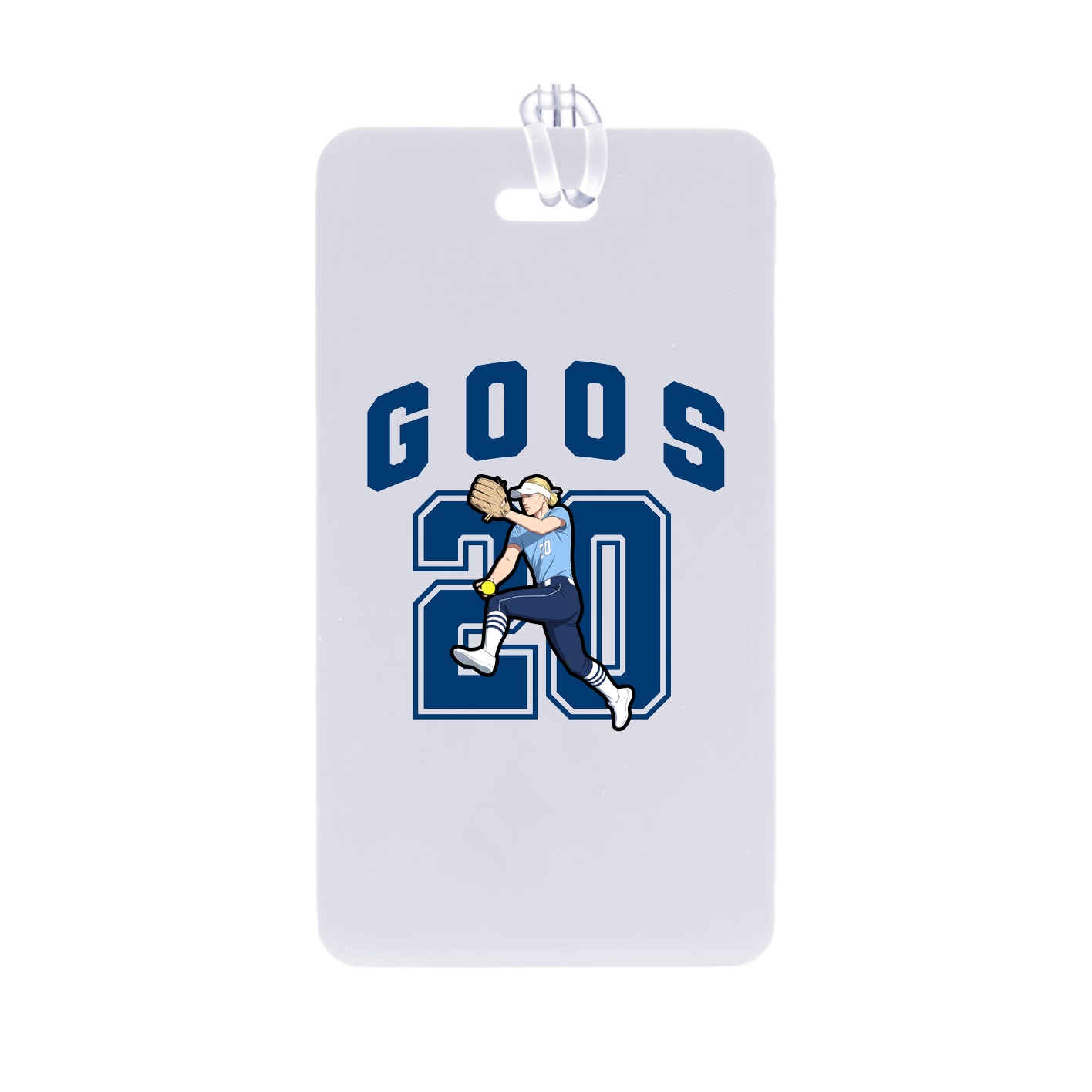 Bag Tag — Number in Classic