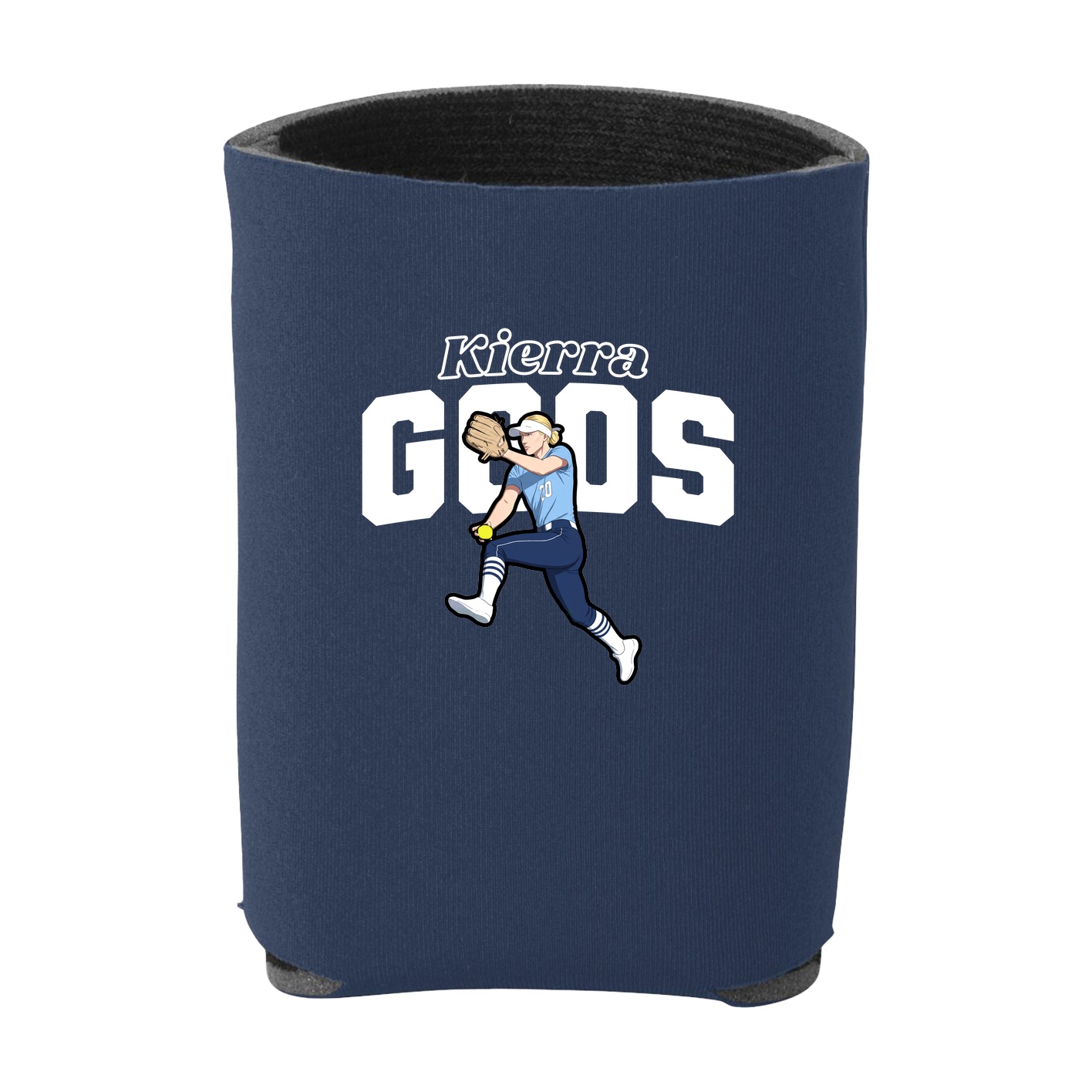 Can Holder — Name Arch in Navy