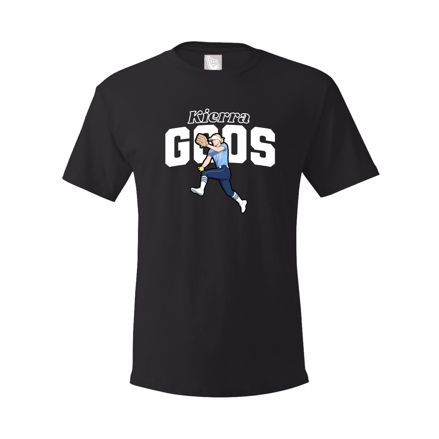 Youth Tee — Name Arch in Black