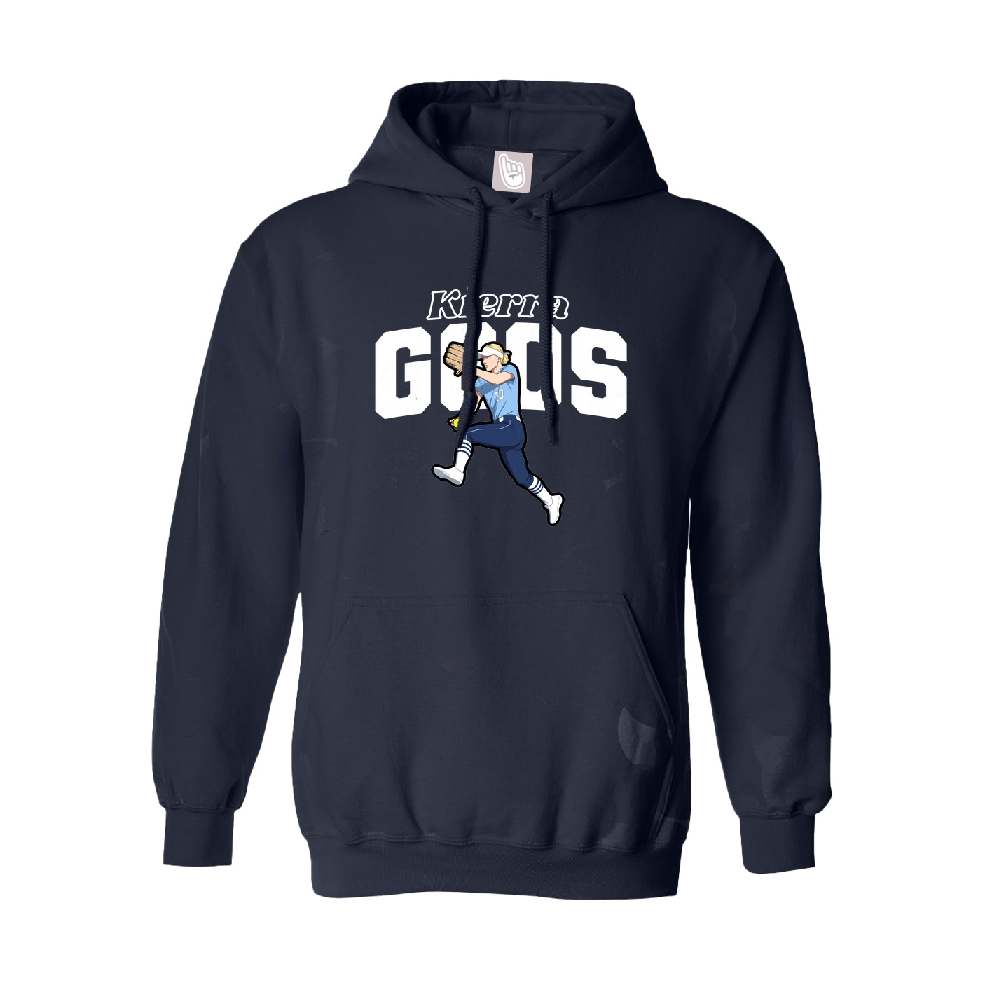 Hoodie — Name Arch in Navy