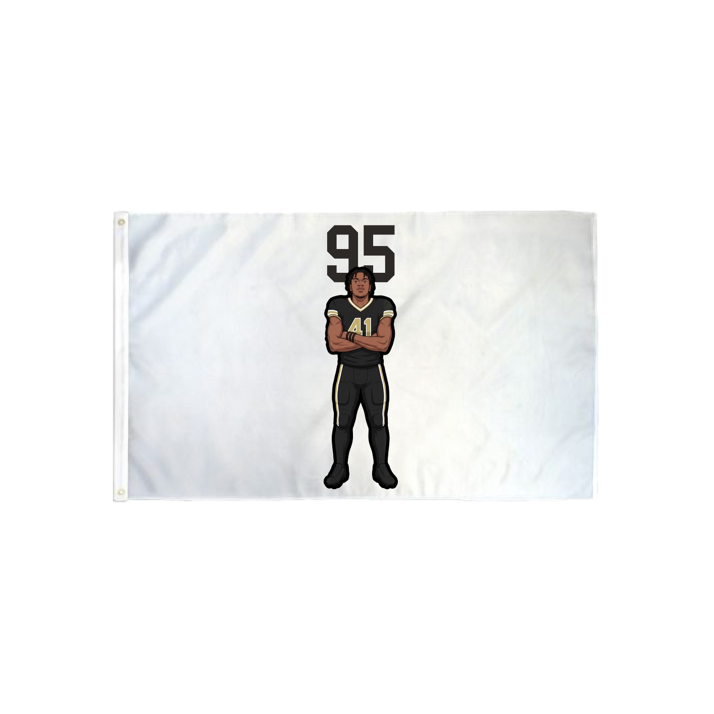3x5 Flag — Number Top in Classic