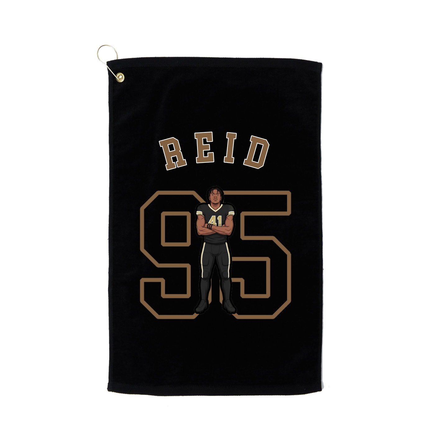 Golf Towel — Shirsey Arch in Black