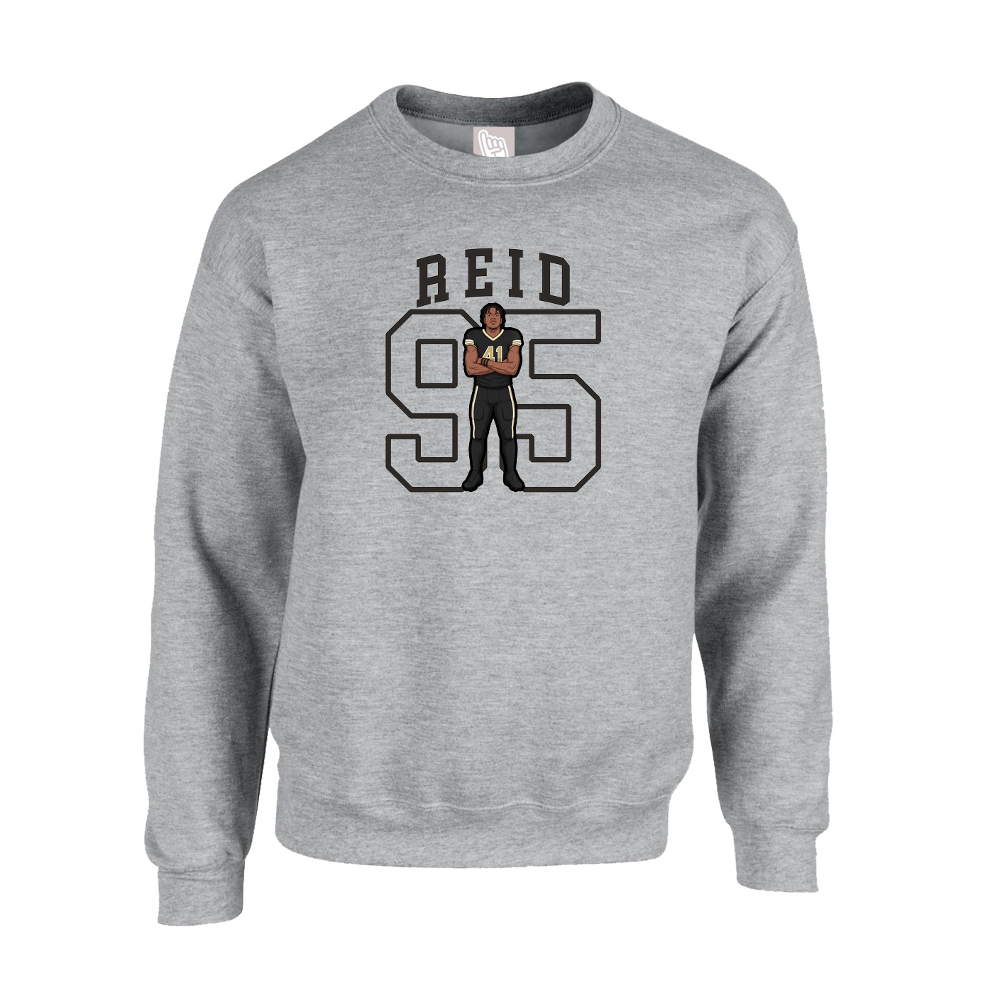 Fleece Crew — Shirsey in Grey
