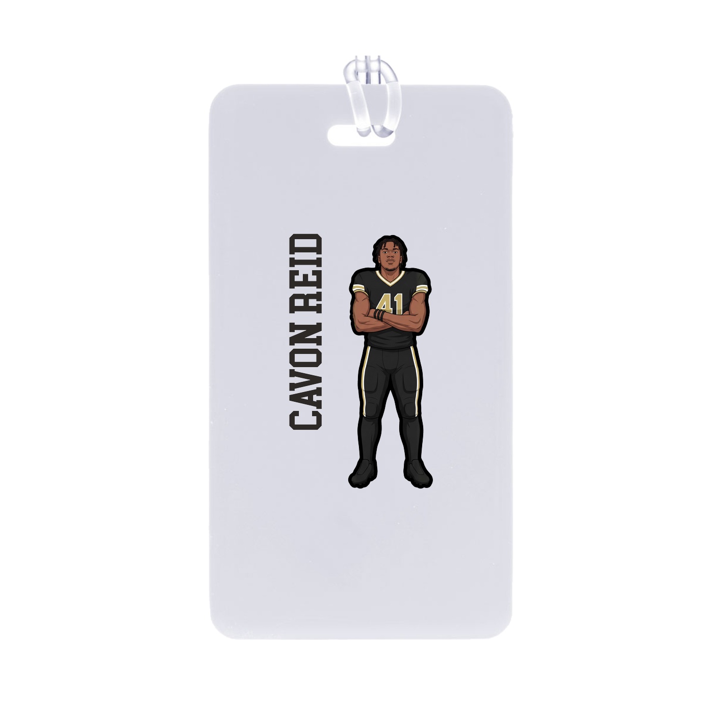 Bag Tag — Name Vertical in Classic