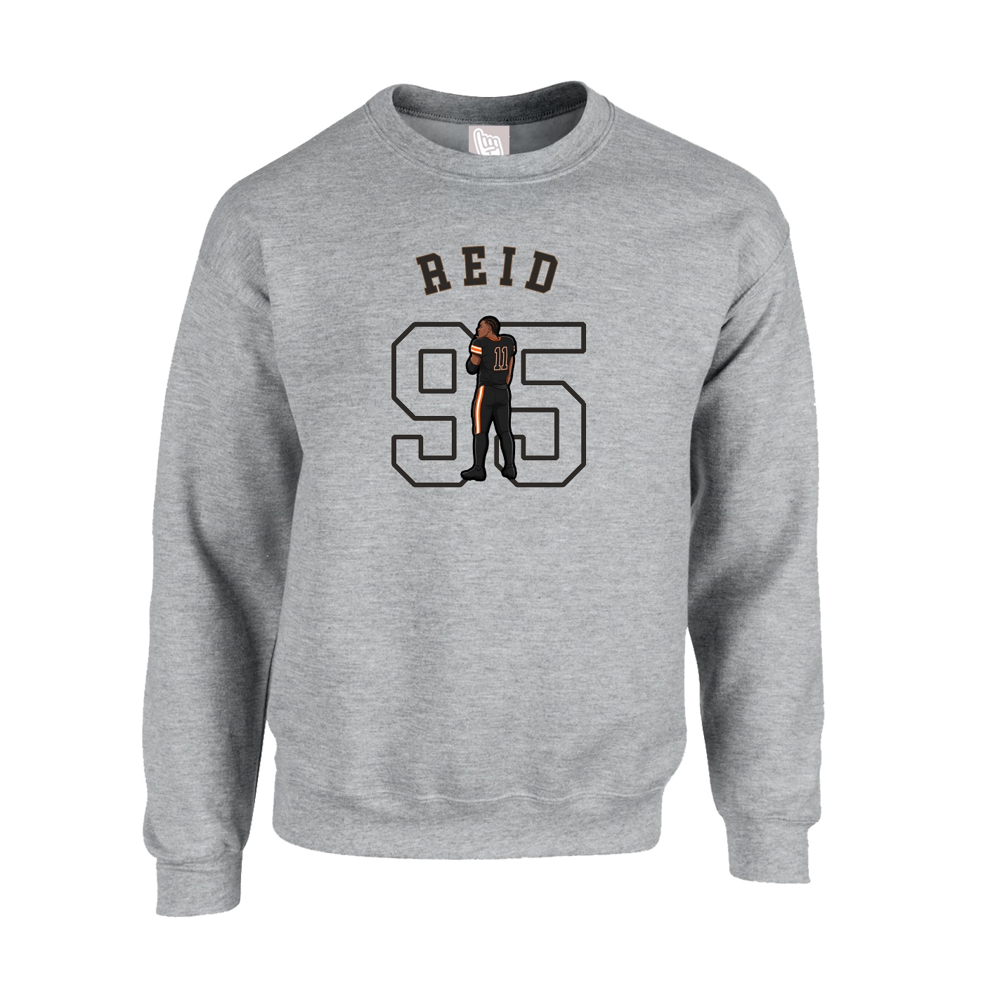 Fleece Crew — Shirsey Arch in Grey