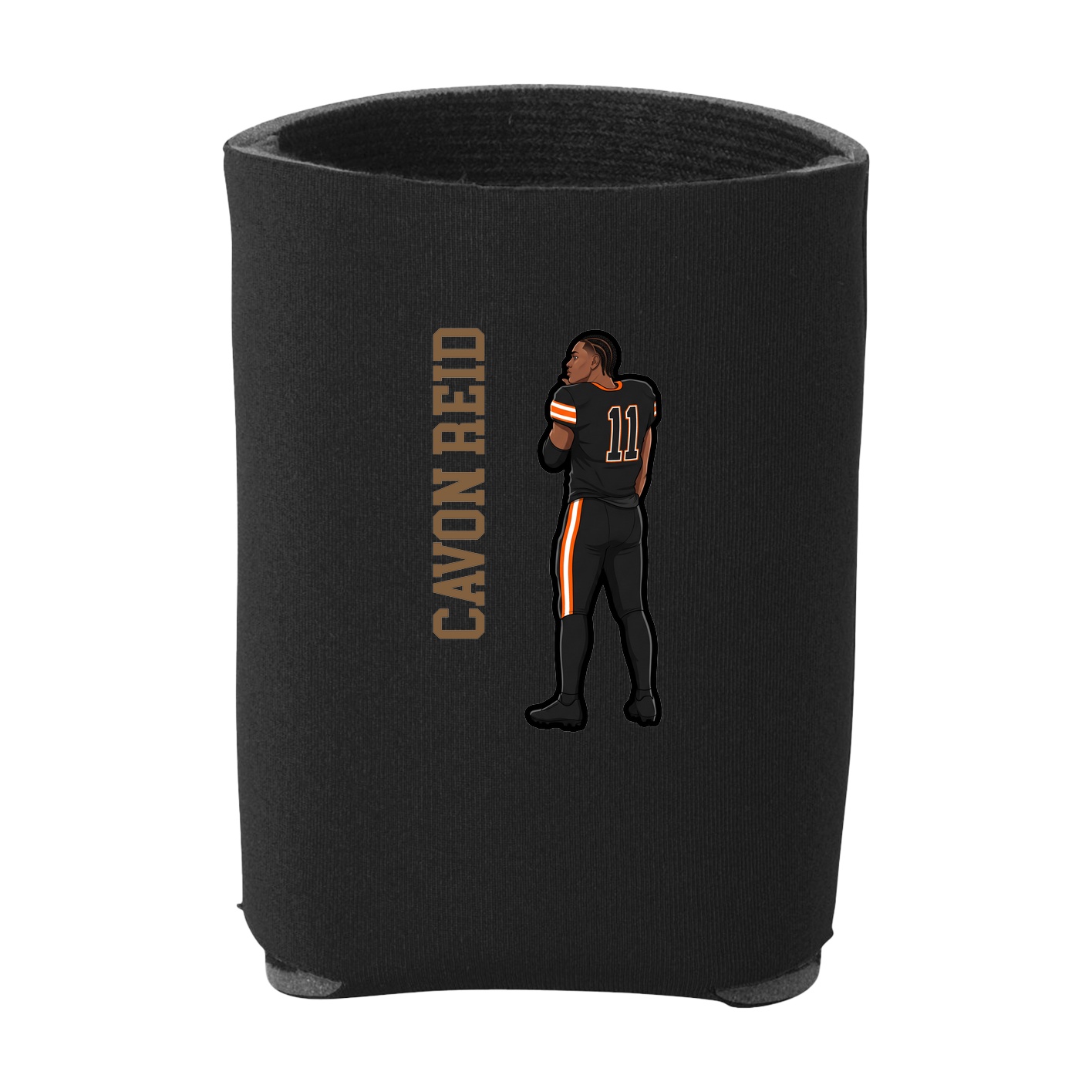 Can Holder — Name Vertical in Black