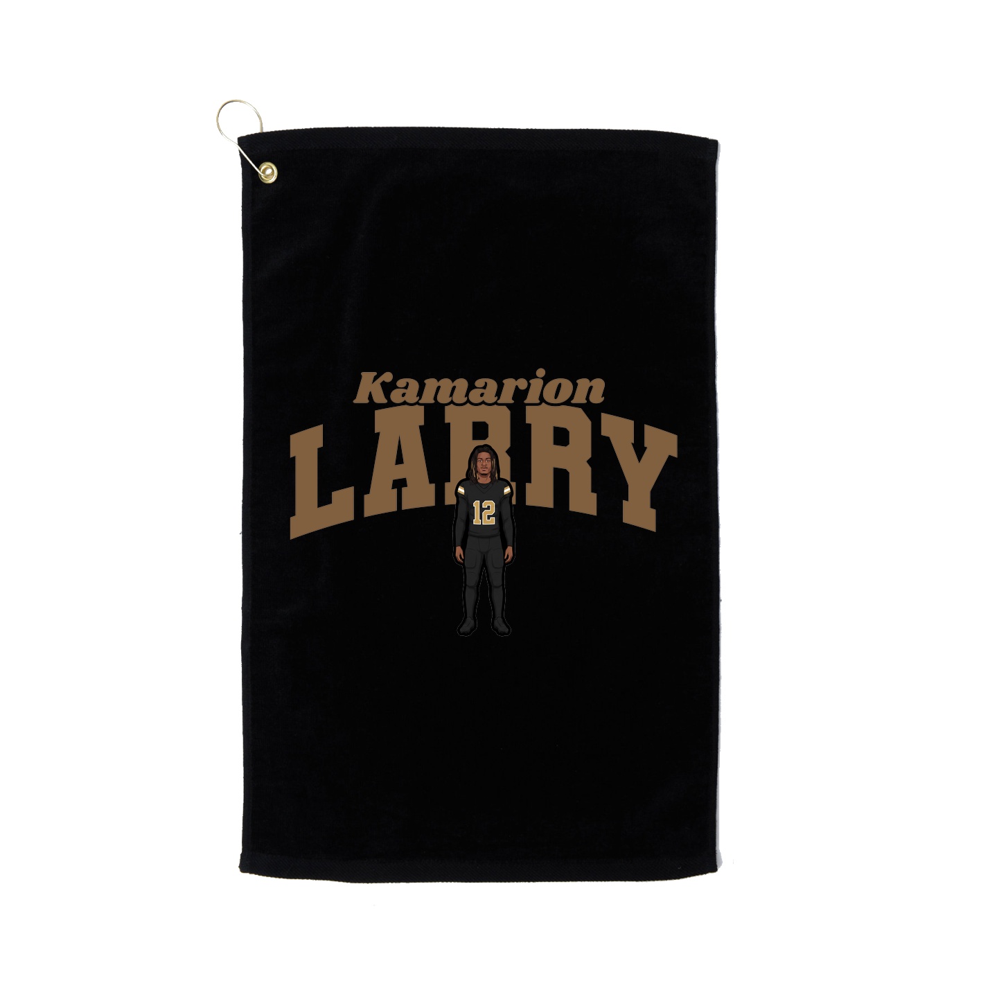 Golf Towel — Signature Arch in Black