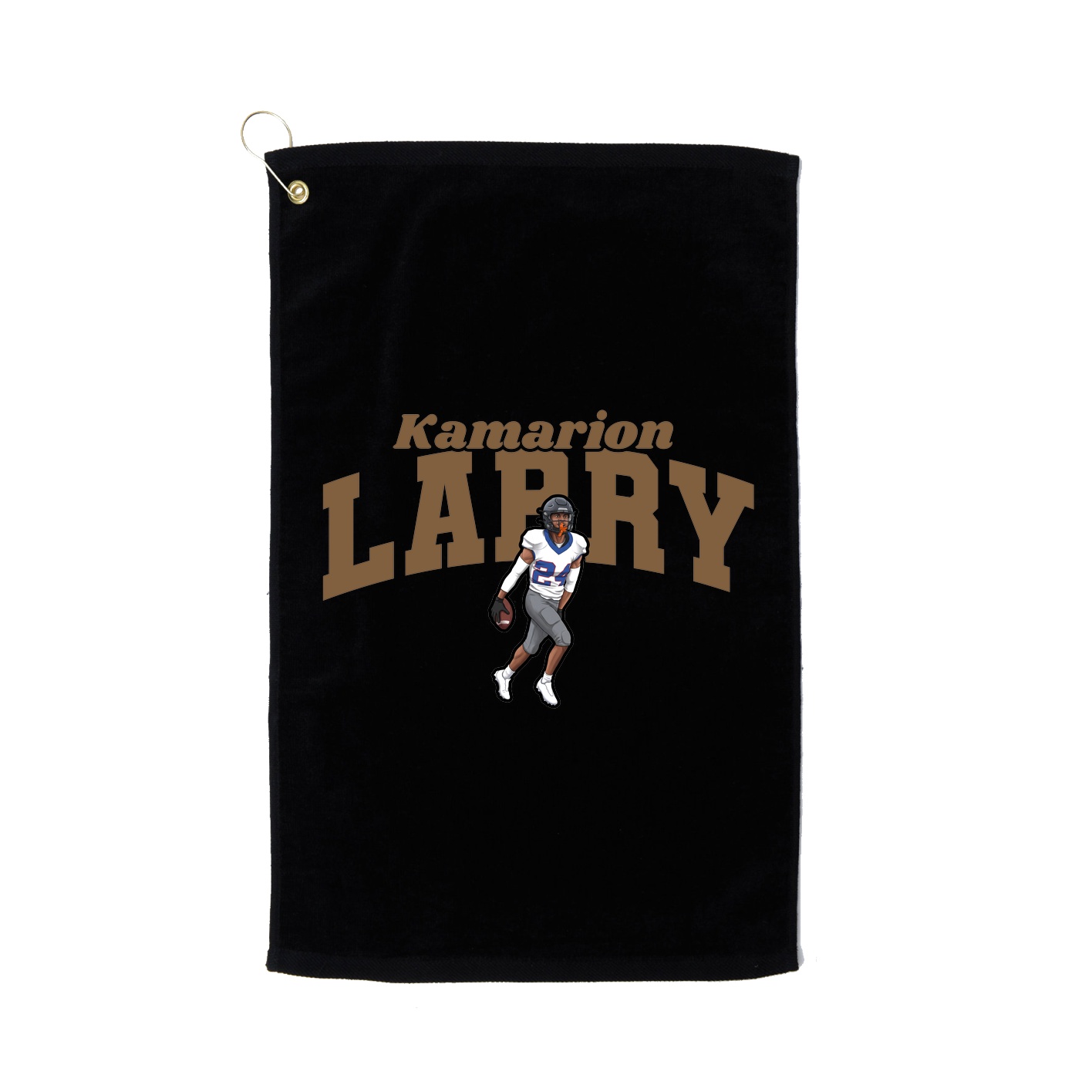 Golf Towel — Signature Arch in Black
