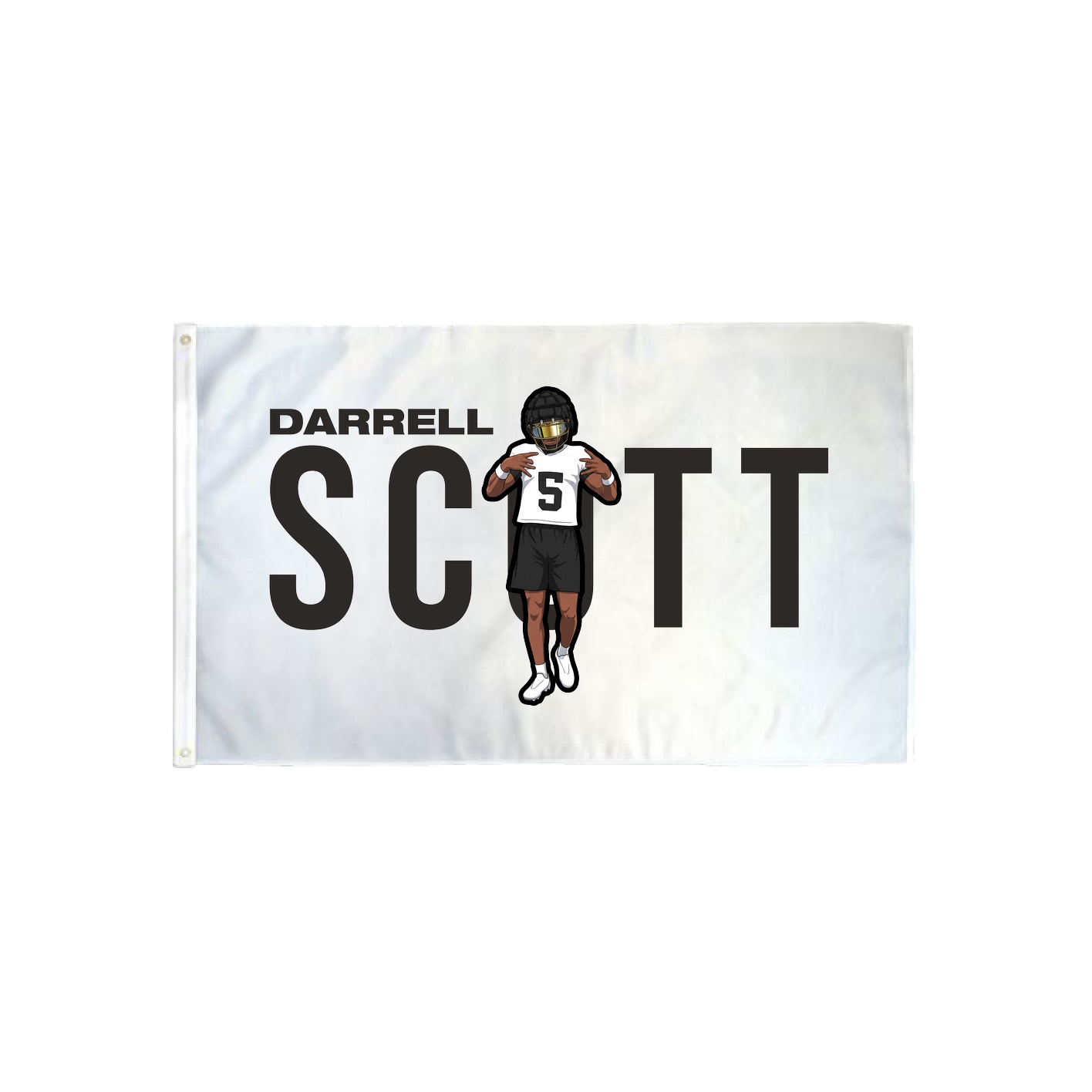 3x5 Flag — Player Name in Classic