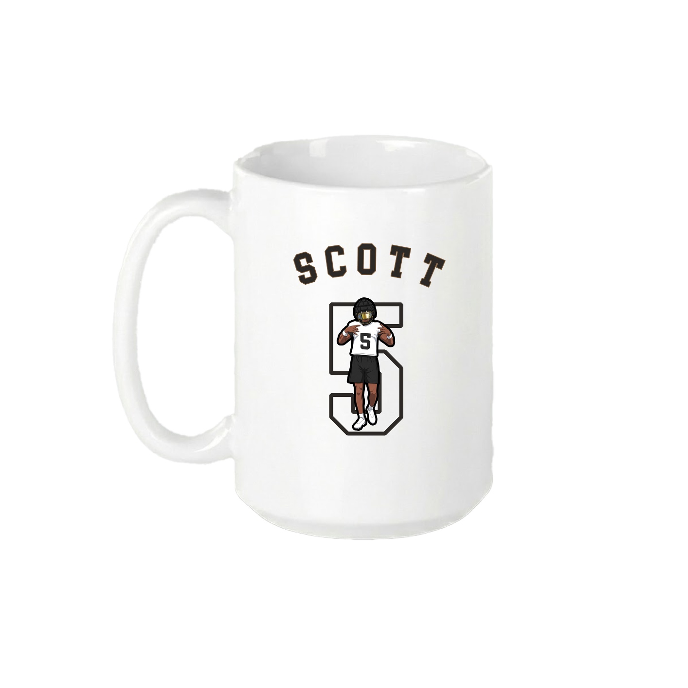 15oz Coffee Mug — Shirsey Arch in White