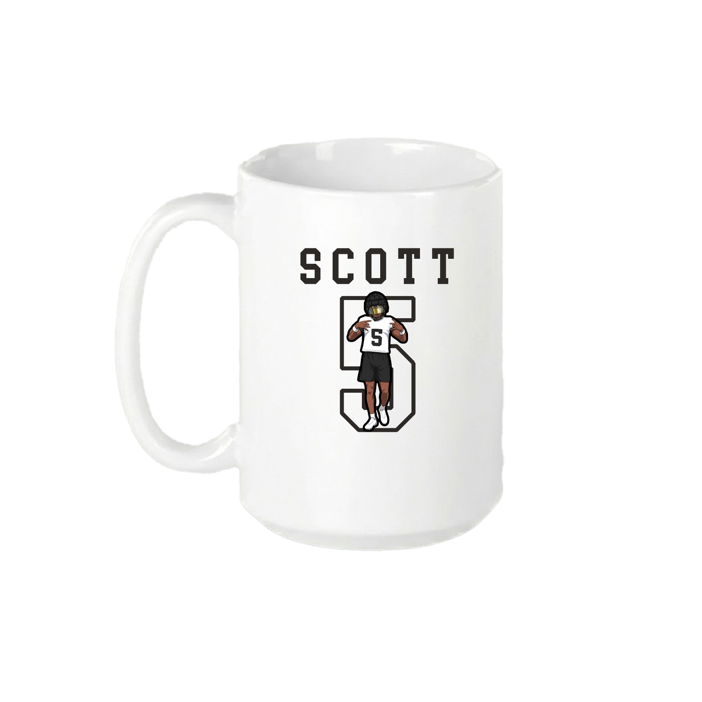 15oz Coffee Mug — Shirsey in White