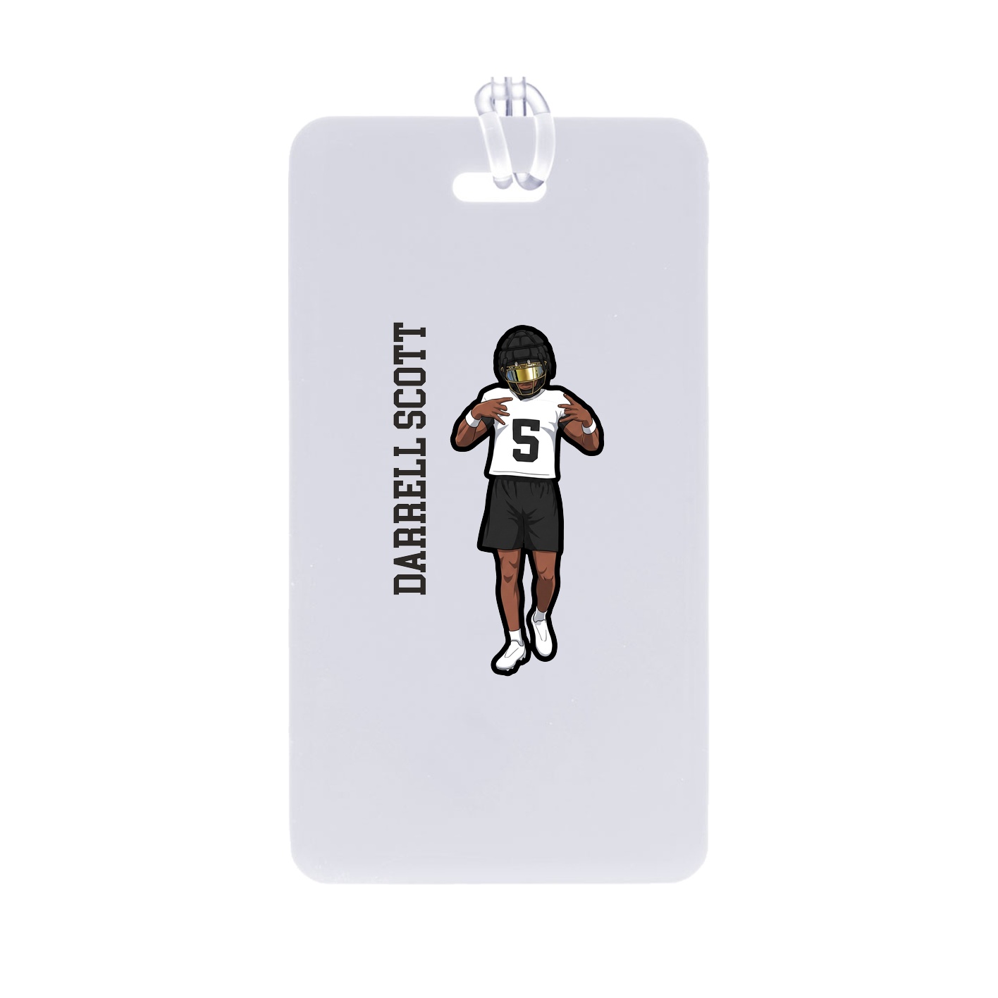 Bag Tag — Name Vertical in Classic