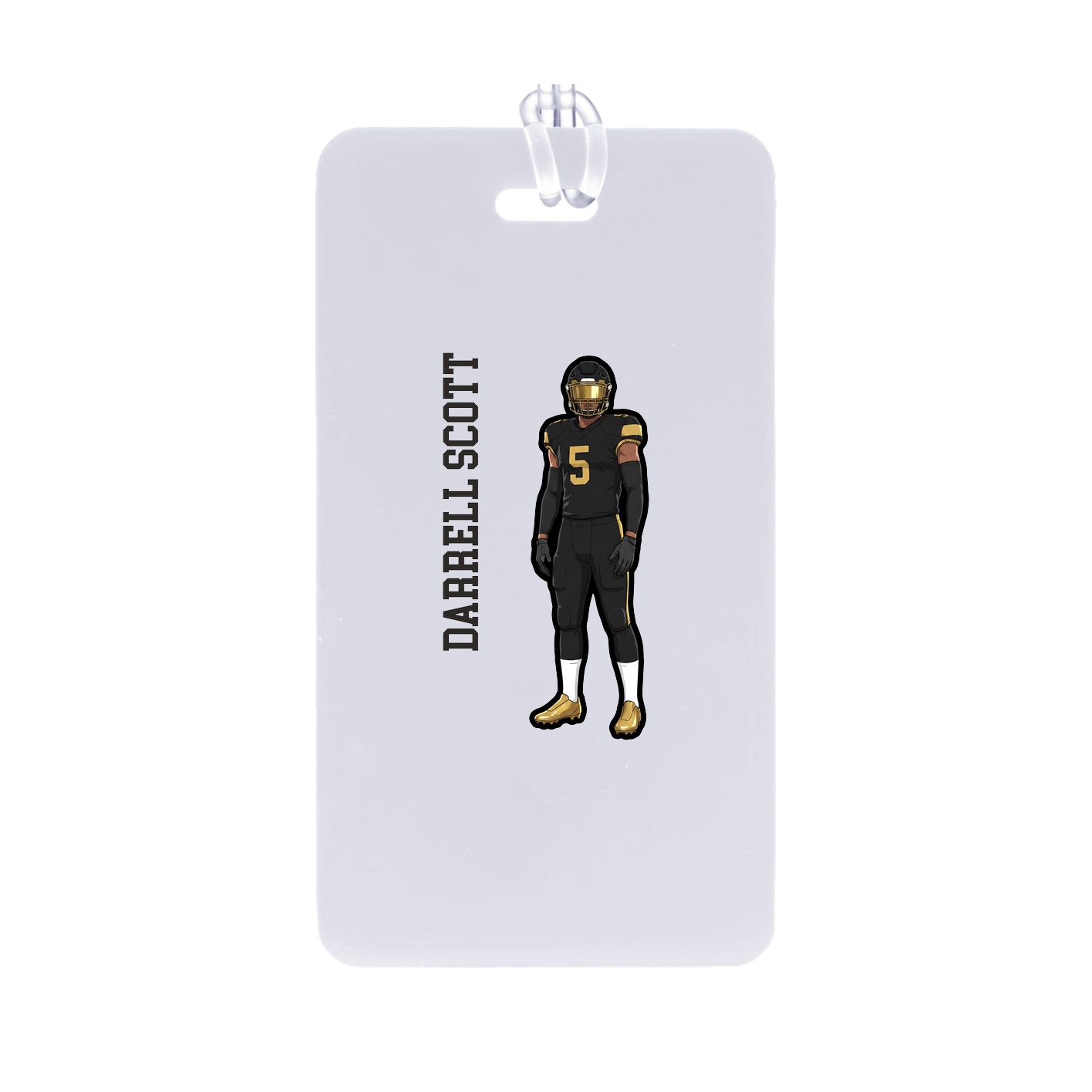 Bag Tag — Name Vertical in Classic