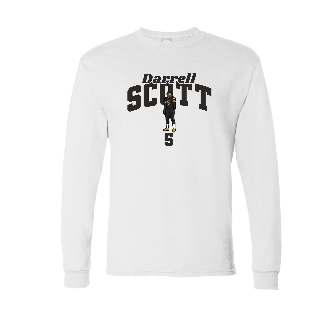 Long Sleeve Tee — Signature Arch in White