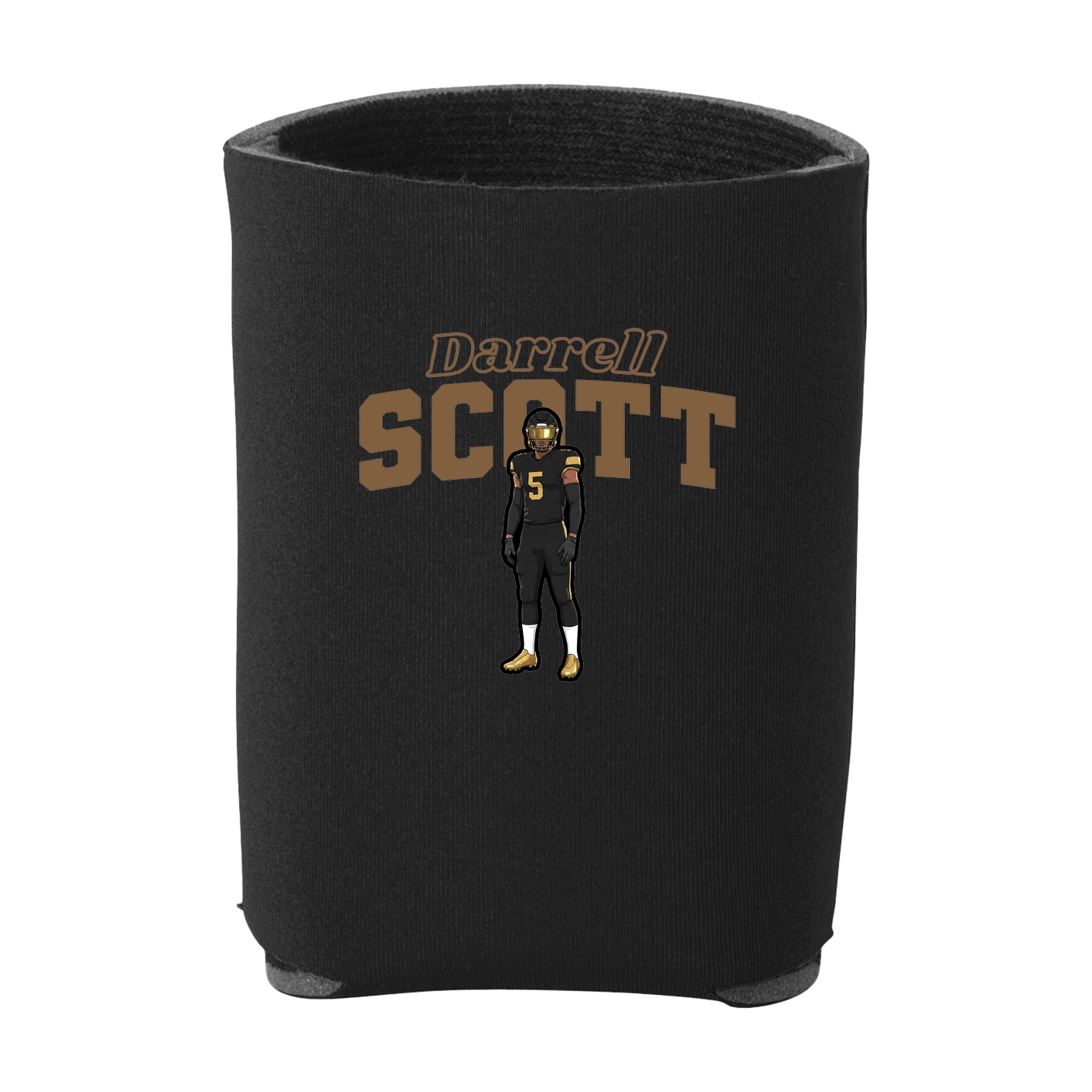 Can Holder — Name Arch in Black