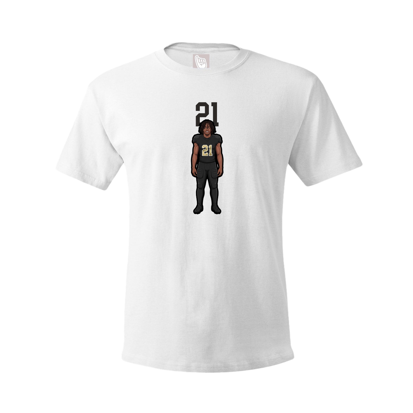 Tee — Number Top in White