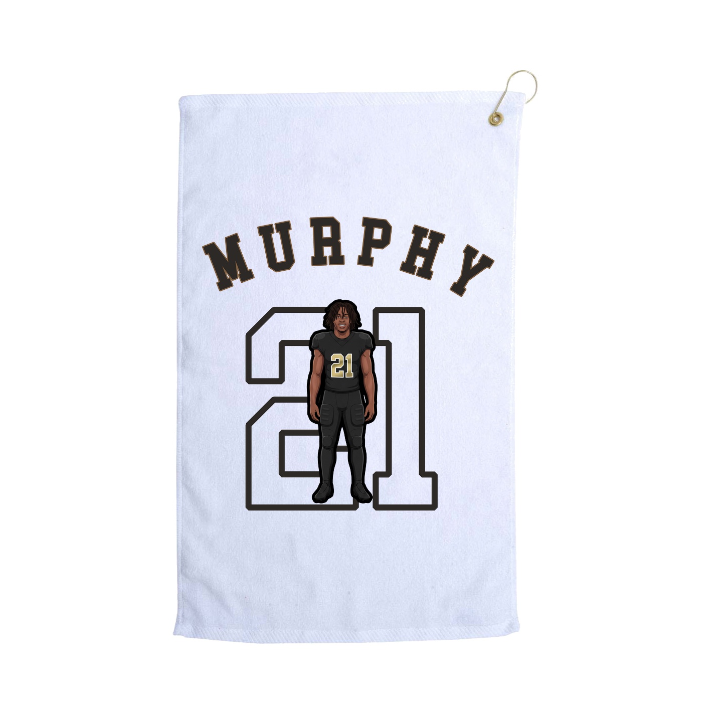 Golf Towel — Shirsey Arch in White