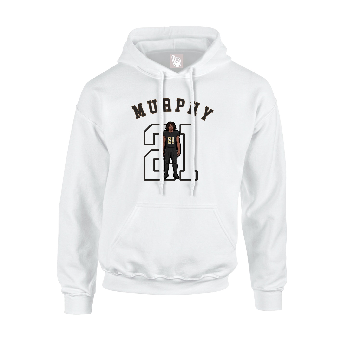 Hoodie — Shirsey Arch in White
