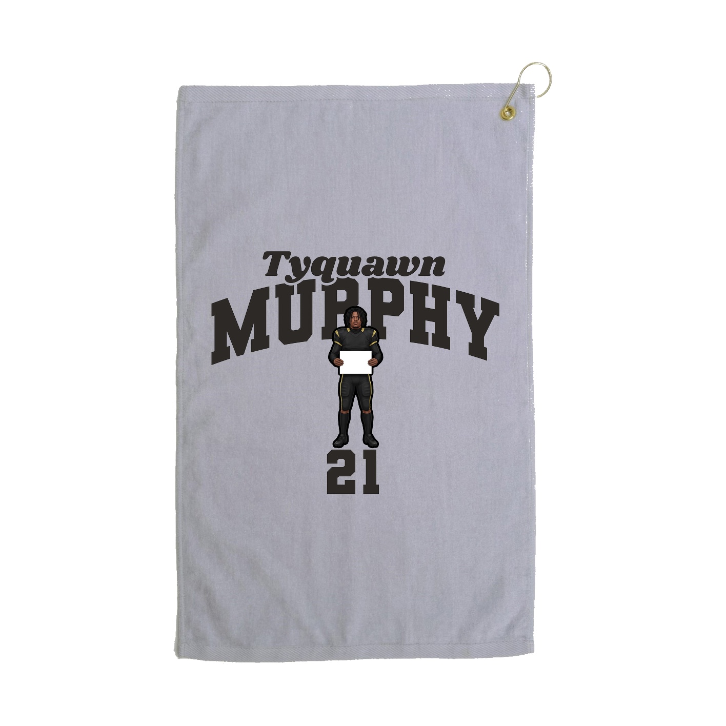 Golf Towel — Signature Arch in Grey